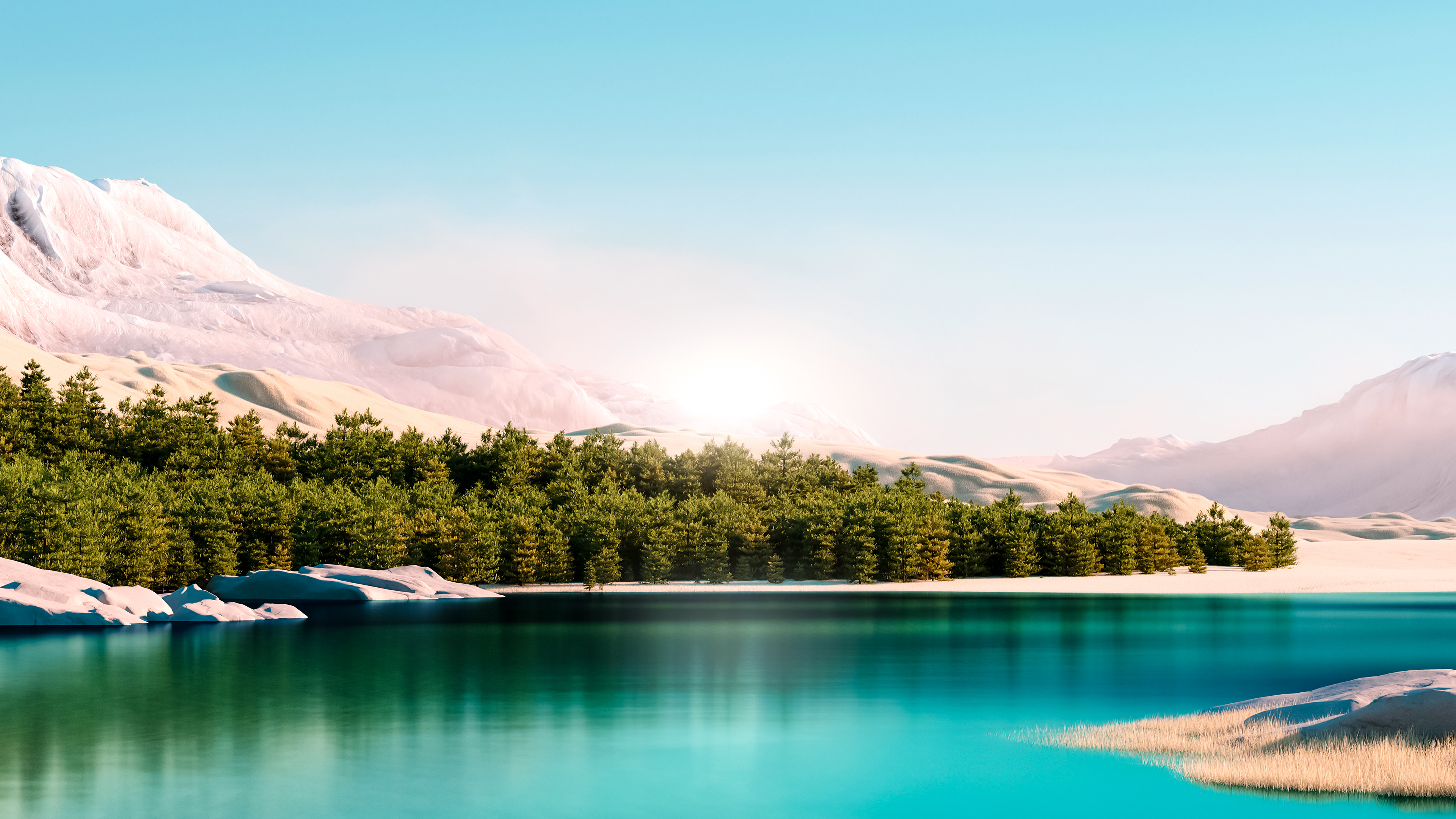 Обои окна 11, Поверхность Студию, microsoft windows, Корпорация Microsoft, Операционная система в разрешении 3840x2160