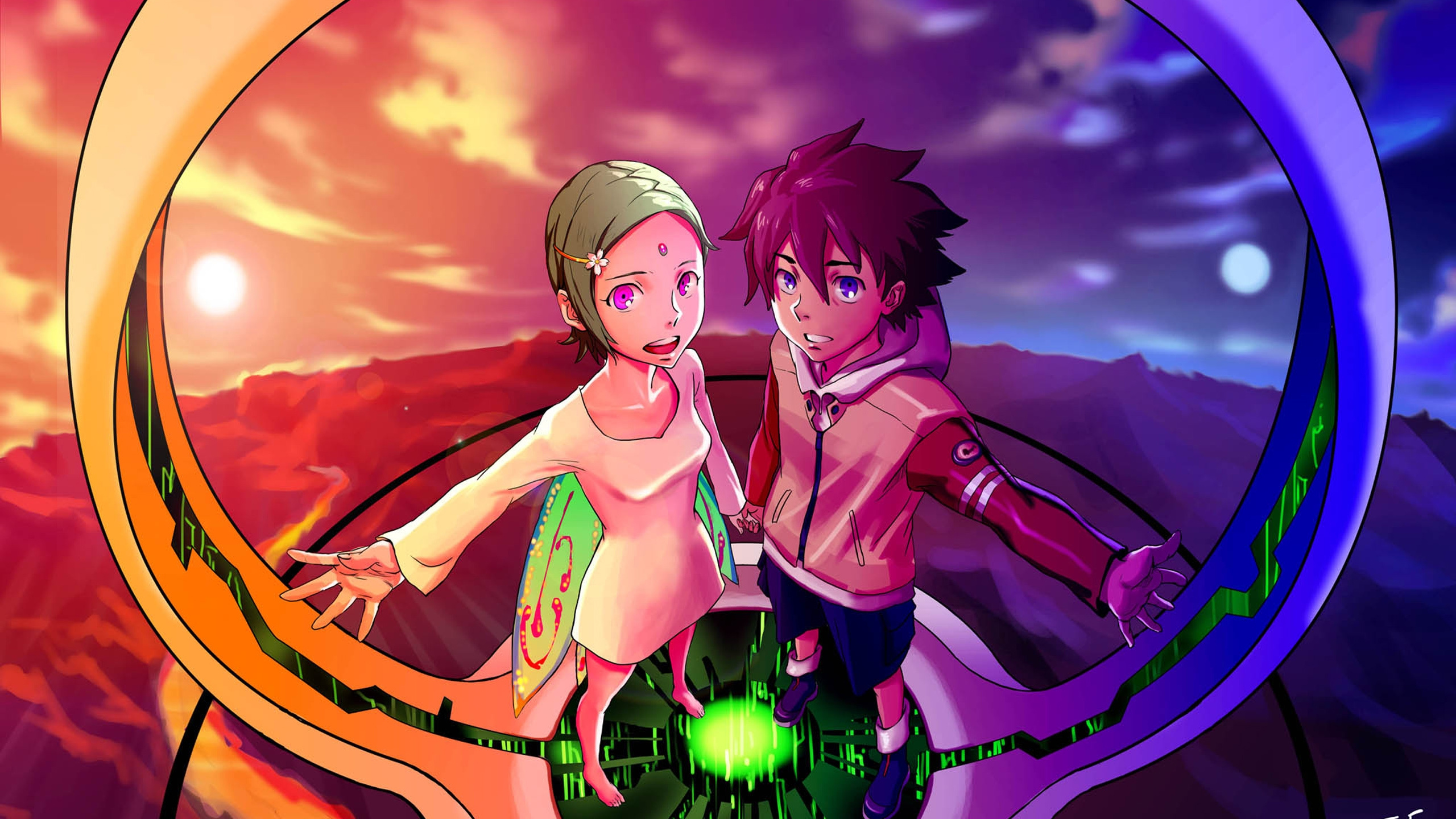 Обои забава, пурпурный, мультфильм, пурпурный цвет, весело в разрешении 2560x1440