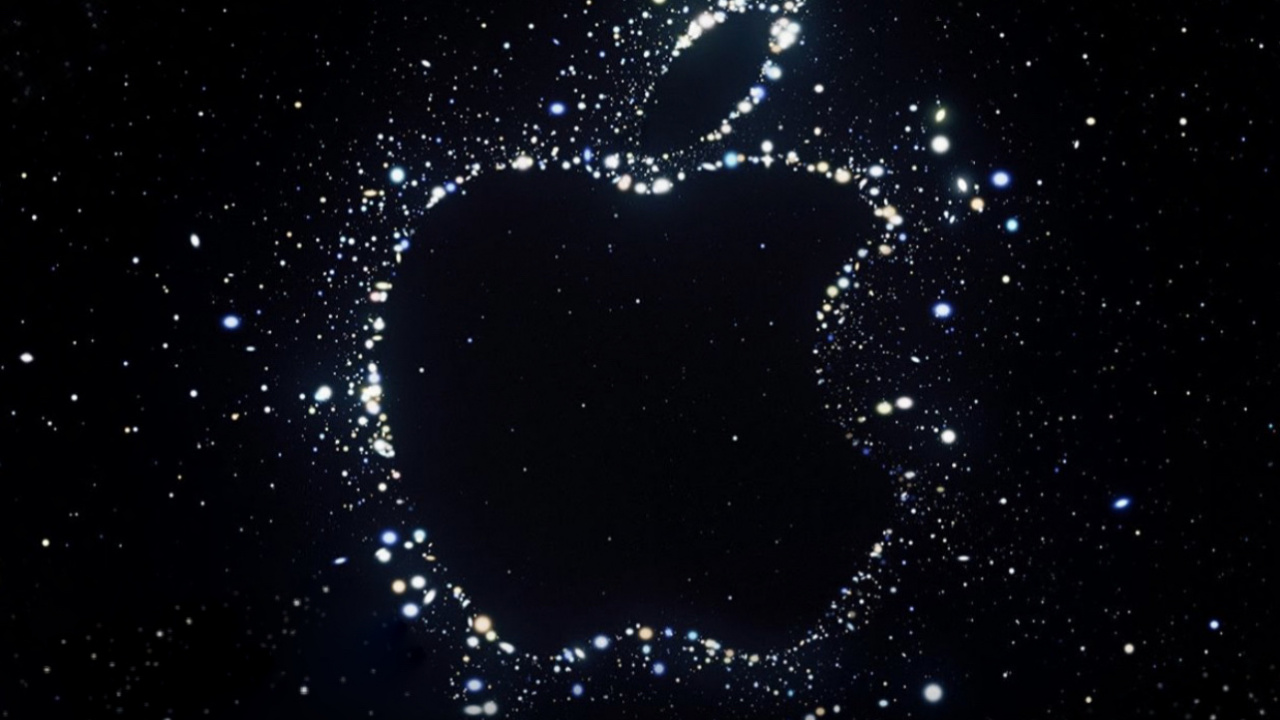 Обои яблоко, apple, Галактика, Астрономия, звезда в разрешении 1280x720