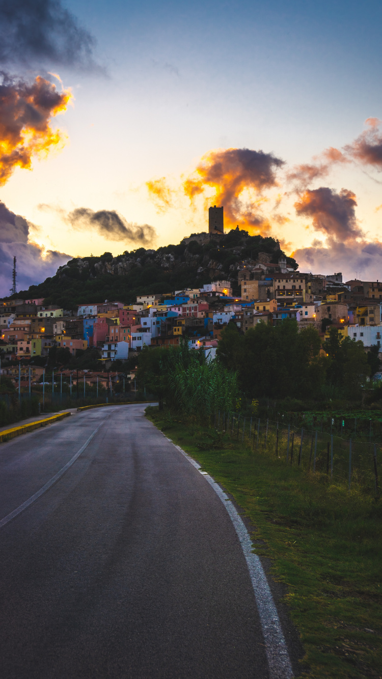 Обои облако, свет, утро, закат, вечер в разрешении 750x1334