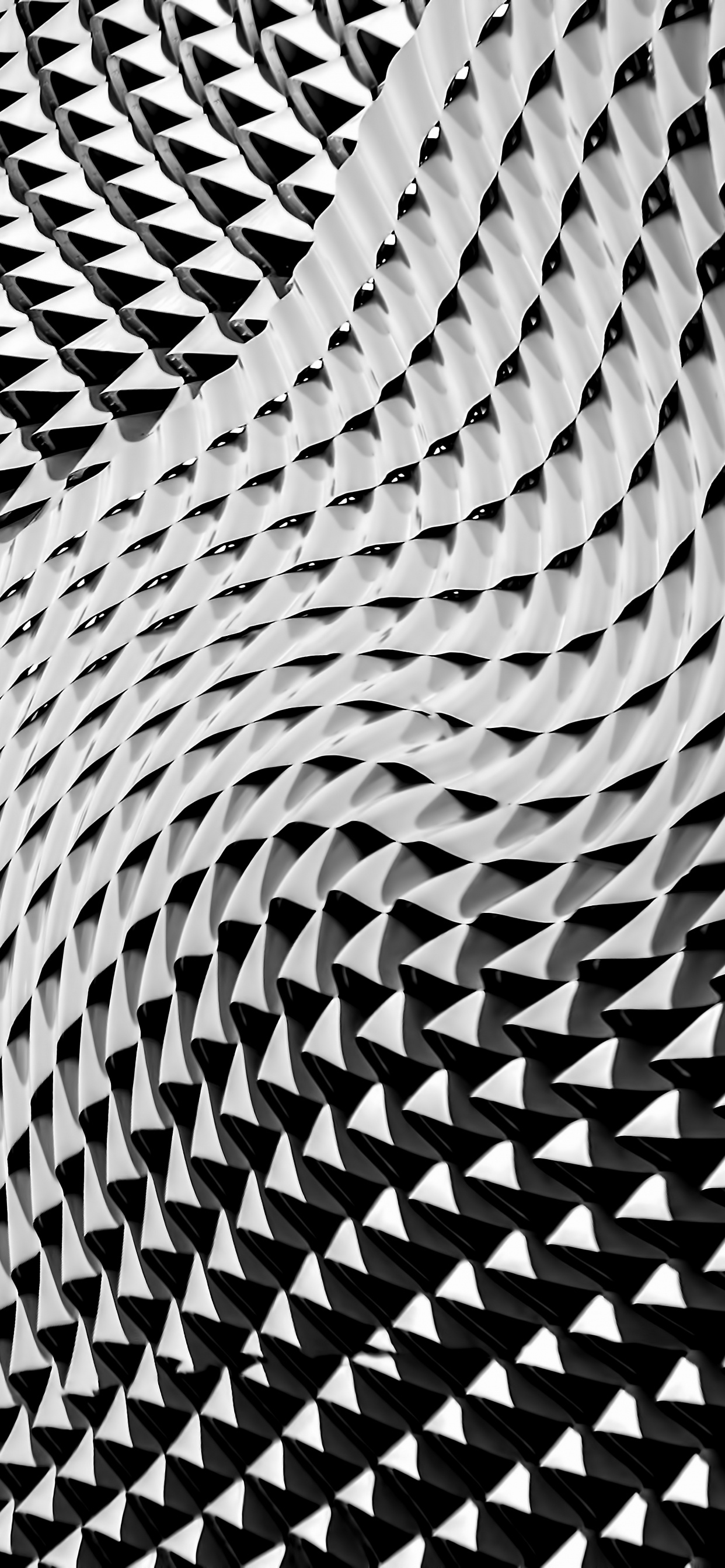 Обои узор, ячейка, металл, монохромный, дизайн в разрешении 1242x2688