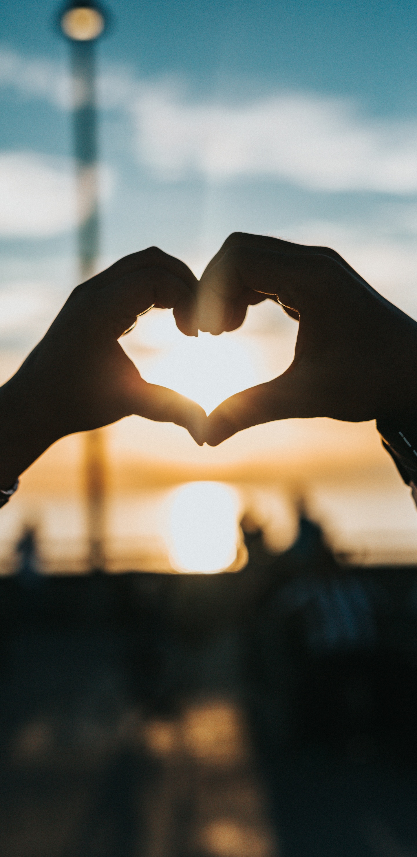 Обои любовь, жест, вода, палец, мышца в разрешении 1440x2960