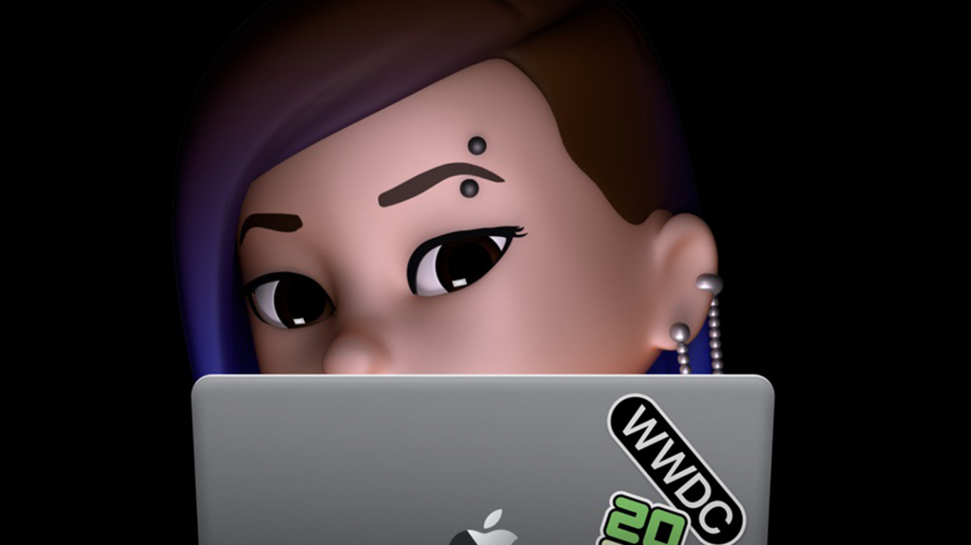 Обои apple, амолед, iPhone, WWDC 2020, яблоко в разрешении 1366x768