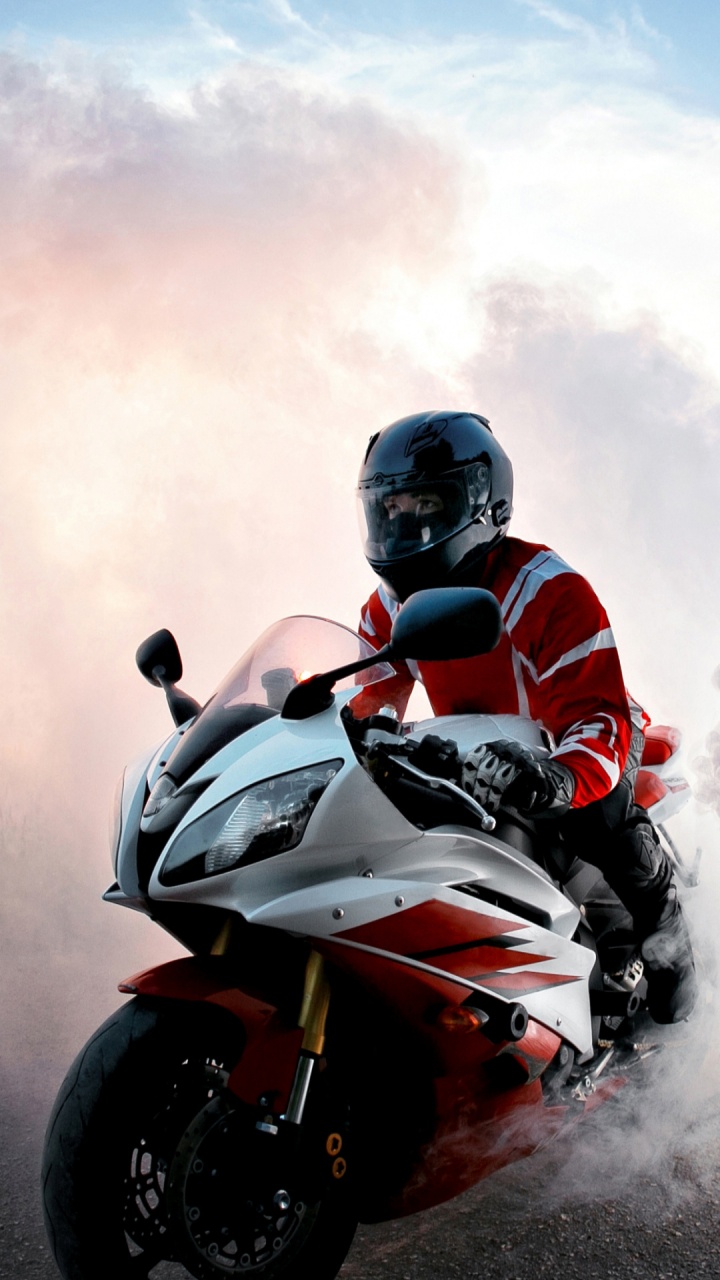 Обои Ямаха мотор Компани, мотоцикл, yzf r6, компания Yamaha, шина в разрешении 720x1280