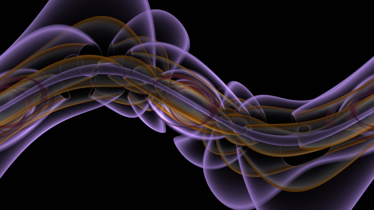 Обои абстрактное искусство, пурпур, фрактальное искусство, Фиолетовый, макросъемка в разрешении 1280x720