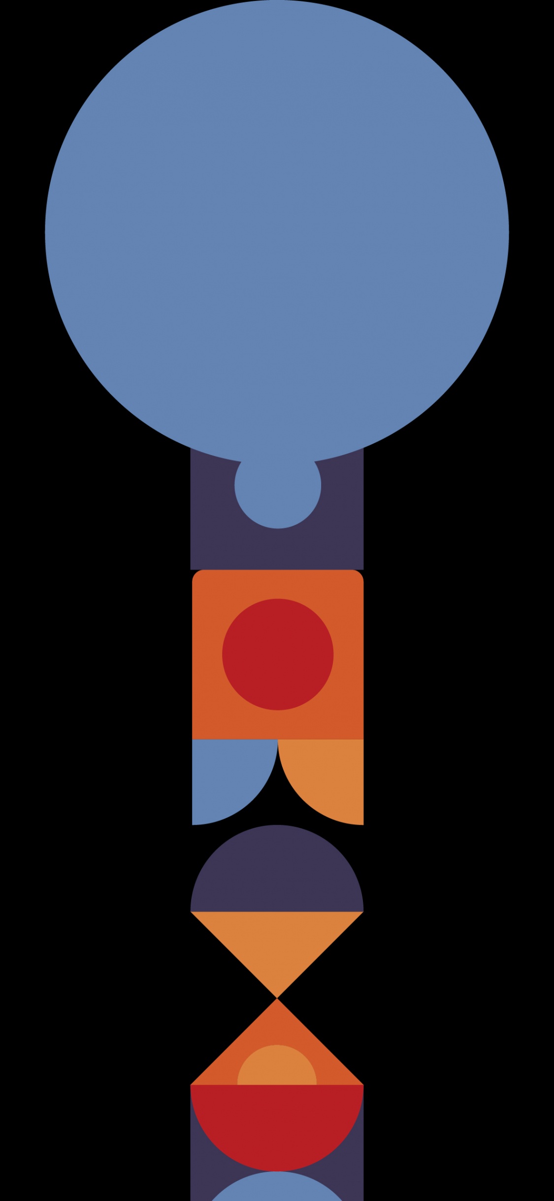 Обои круг, визуальное искусство, графический дизайн, иллюстрация, арт в разрешении 1125x2436