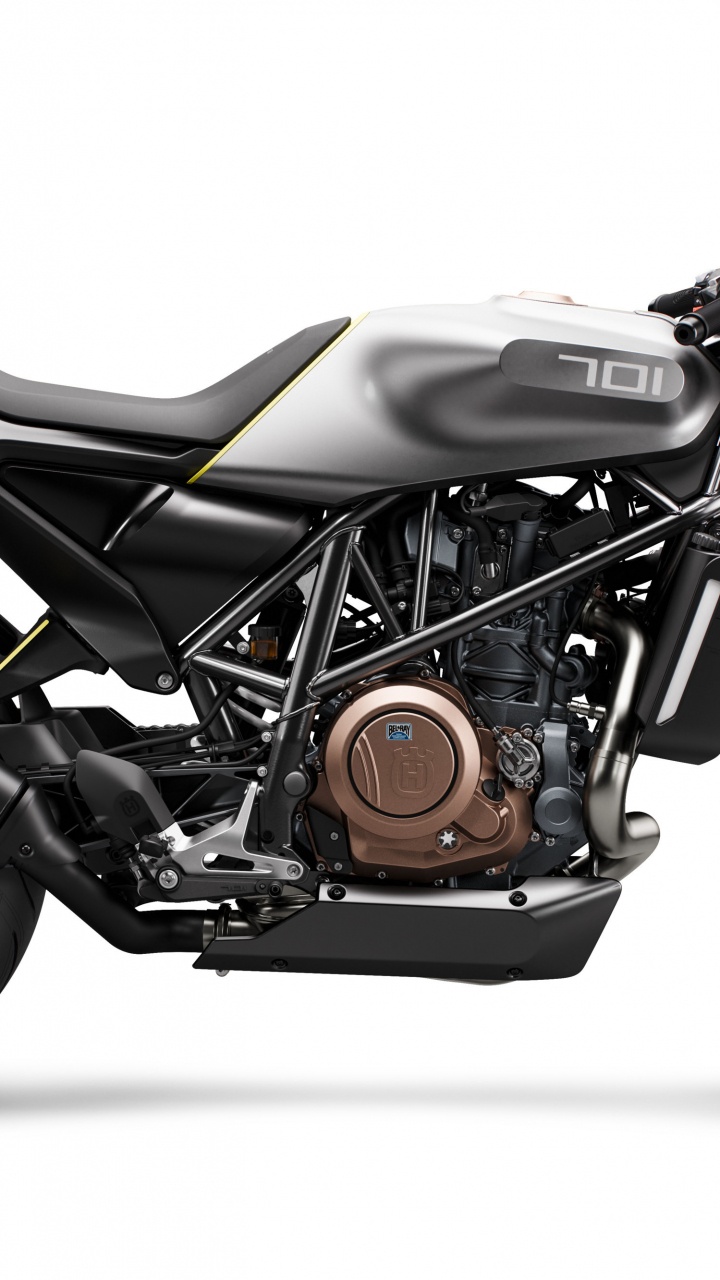 Обои спортивный мотоцикл, аксессуары для мотоциклов, 2018 бензопила Husqvarna VITPILEN 701, мотоциклы Husqvarna, мотоцикл в разрешении 720x1280
