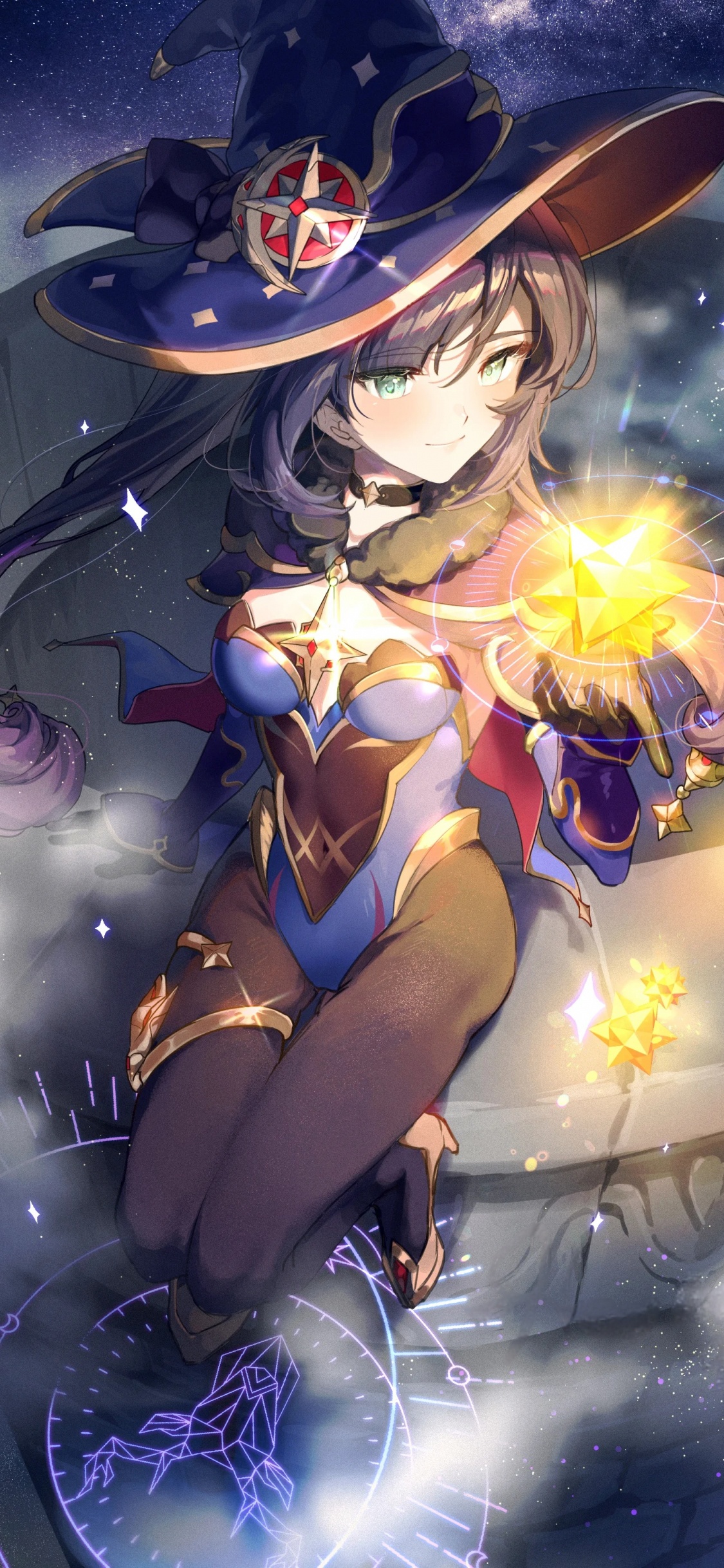 Обои фан арт, арт, иллюстрация, Геншин удар, мультфильм в разрешении 1125x2436