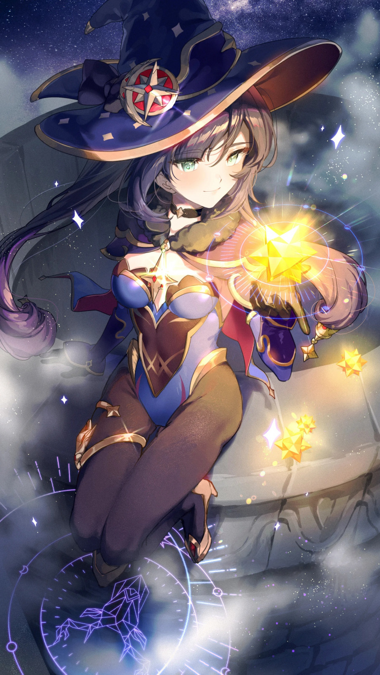 Обои фан арт, арт, иллюстрация, Геншин удар, мультфильм в разрешении 750x1334