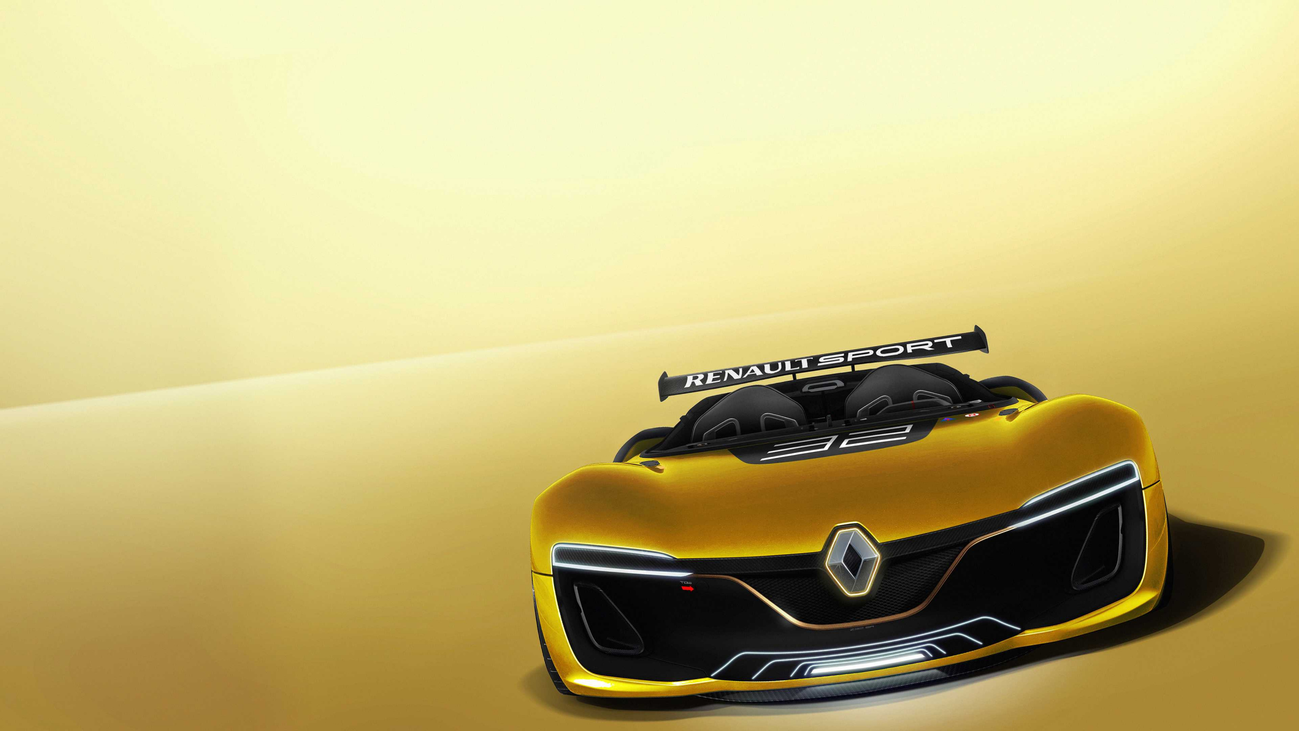 Обои Рено Спорт Спайдер, Рено, авто, желтый, спорткар в разрешении 2560x1440