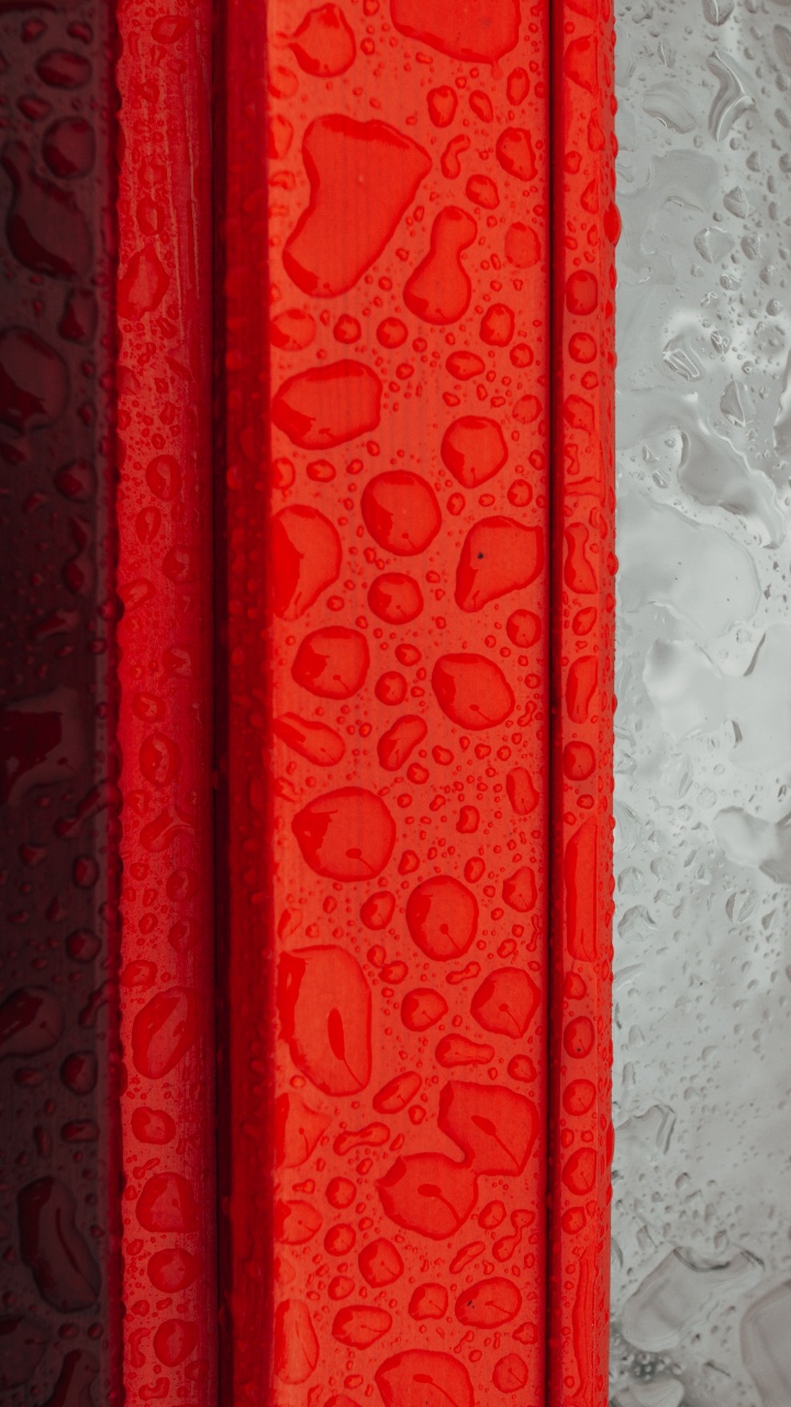 Обои дизайн, красный цвет, Апельсин, узор, ткань в разрешении 720x1280