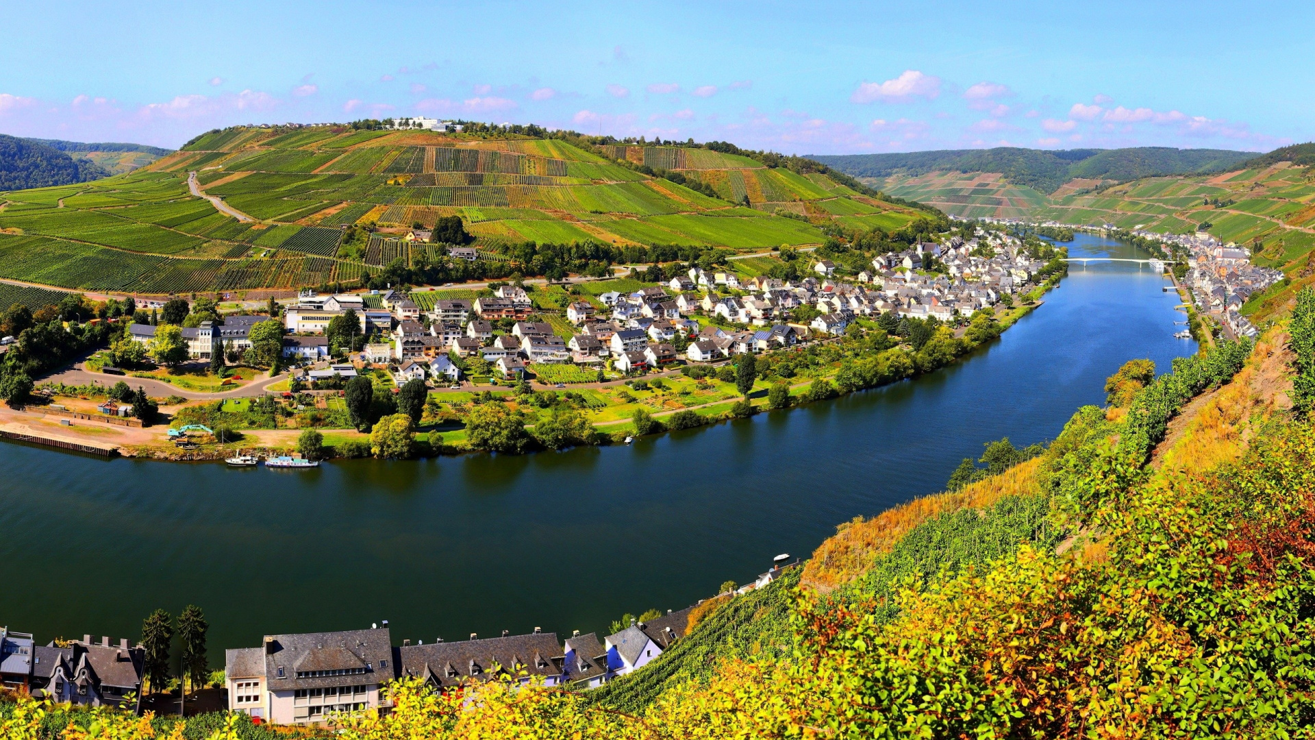 Обои природа, реки, водохранилище, вода, река в разрешении 1920x1080