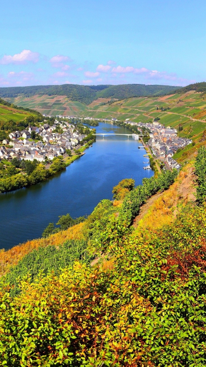 Обои природа, реки, водохранилище, вода, река в разрешении 720x1280