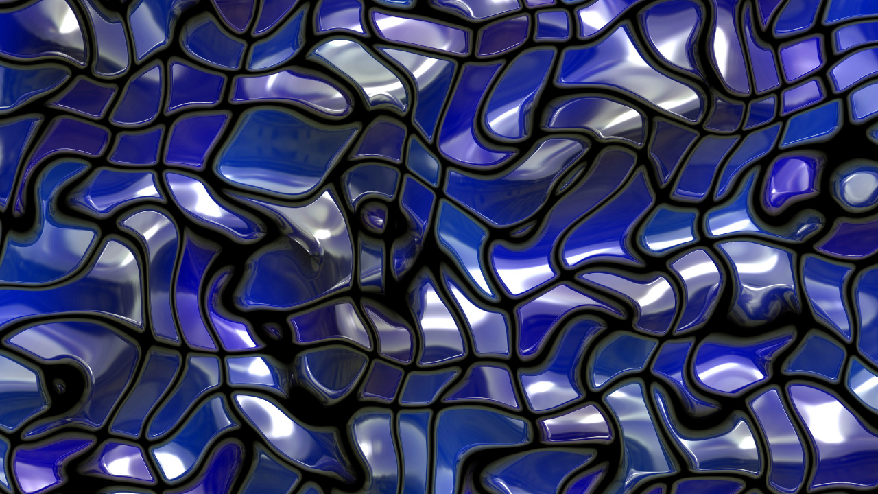 Обои стеклянная плитка, плитка, стекло, текстура, синий в разрешении 1280x720