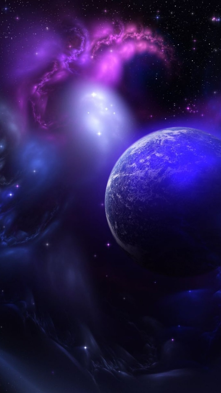 Обои земля, планета, космическое пространство, астрономический объект, атмосфера в разрешении 720x1280