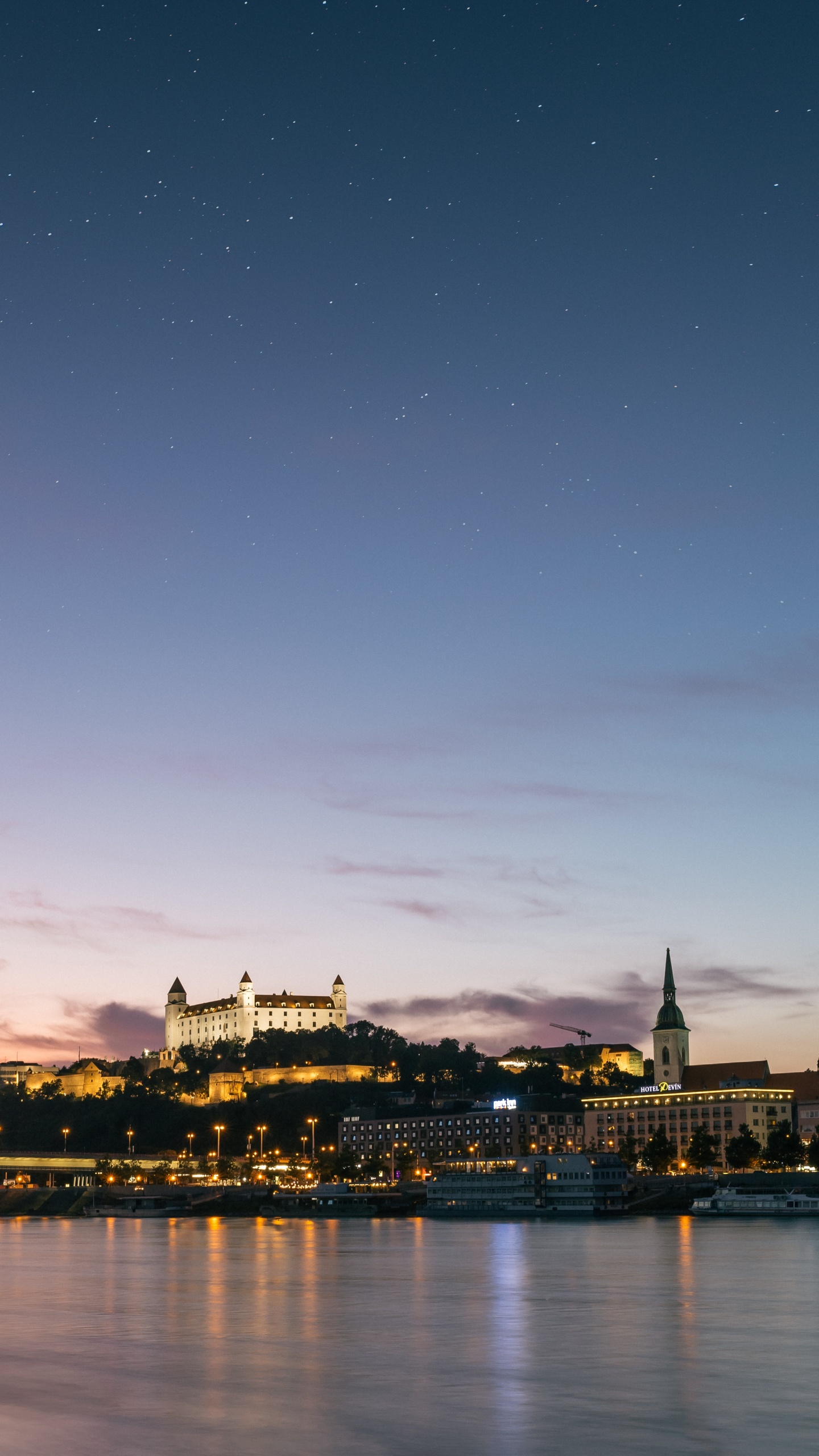 Обои завтрак, утро, сумрак, горизонт, синий в разрешении 1440x2560