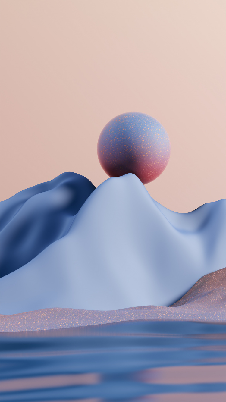 Обои Колорос 12, Coloros, OPPO, андроид, смартфон в разрешении 750x1334