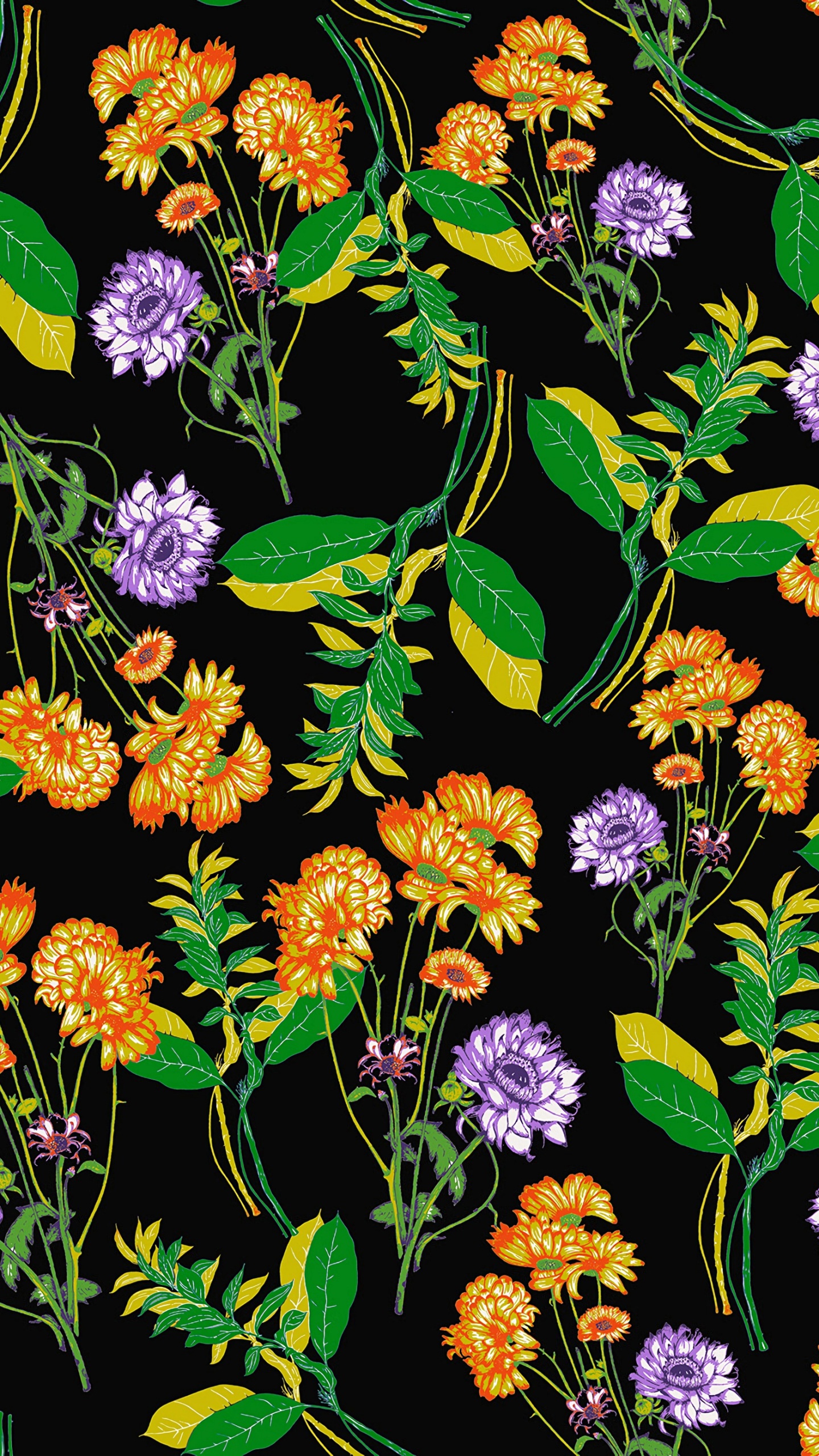 Обои цветок, цветковое растение, растение, полевой цветок, полукустарник в разрешении 1440x2560