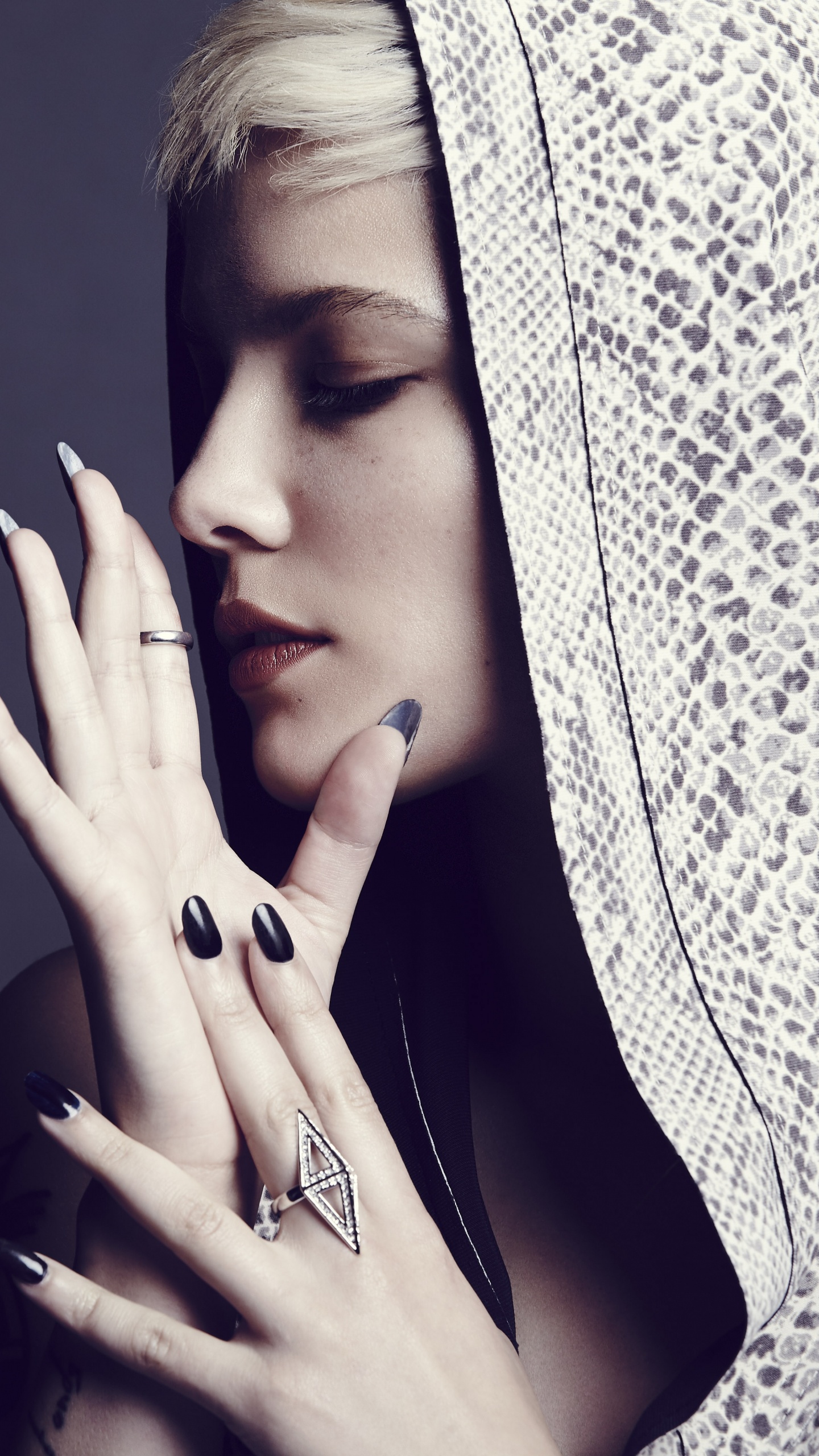 Обои Хэлси, лицо, кожа, губа, красота в разрешении 1440x2560