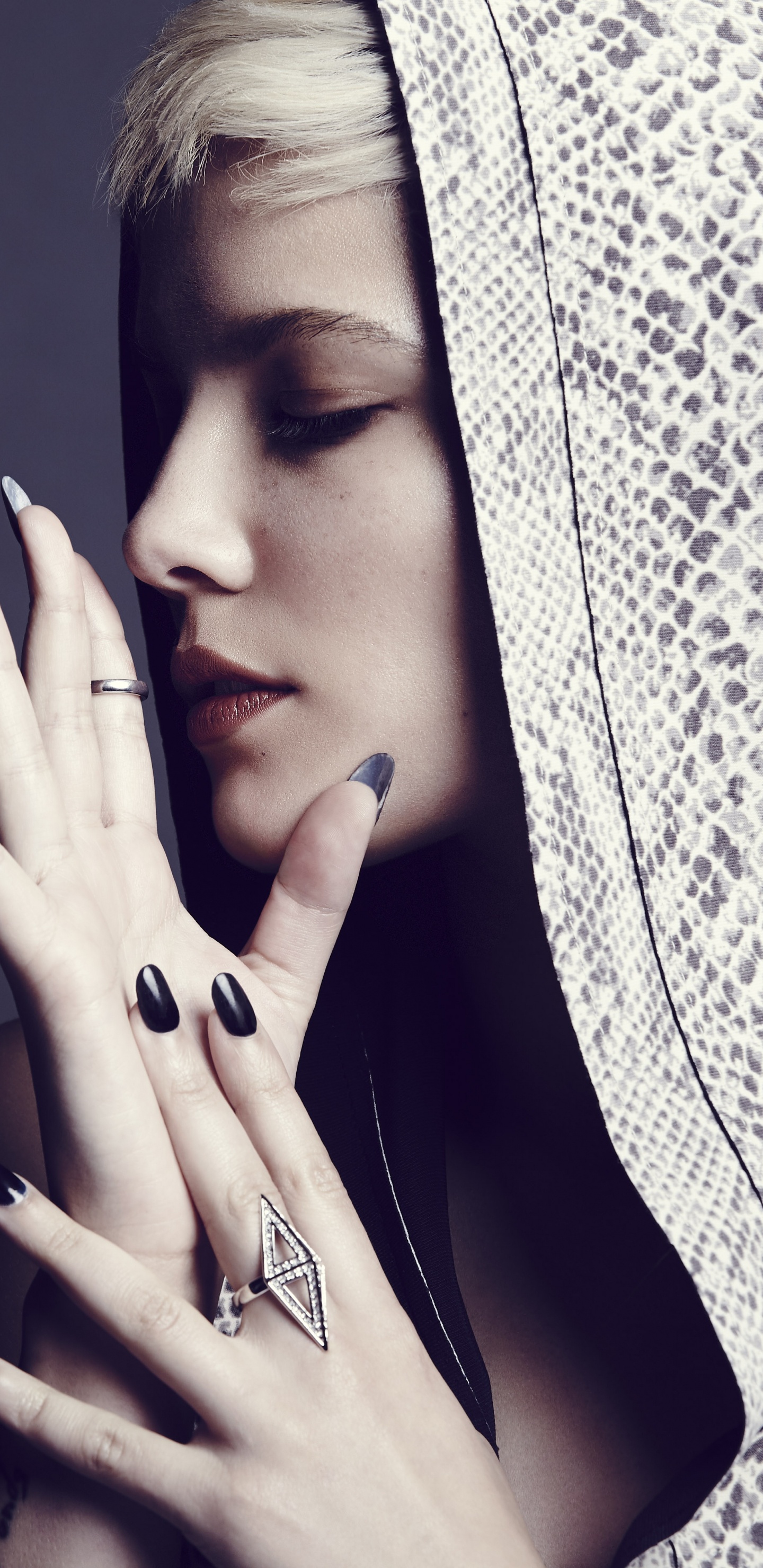 Обои Хэлси, лицо, кожа, губа, красота в разрешении 1440x2960