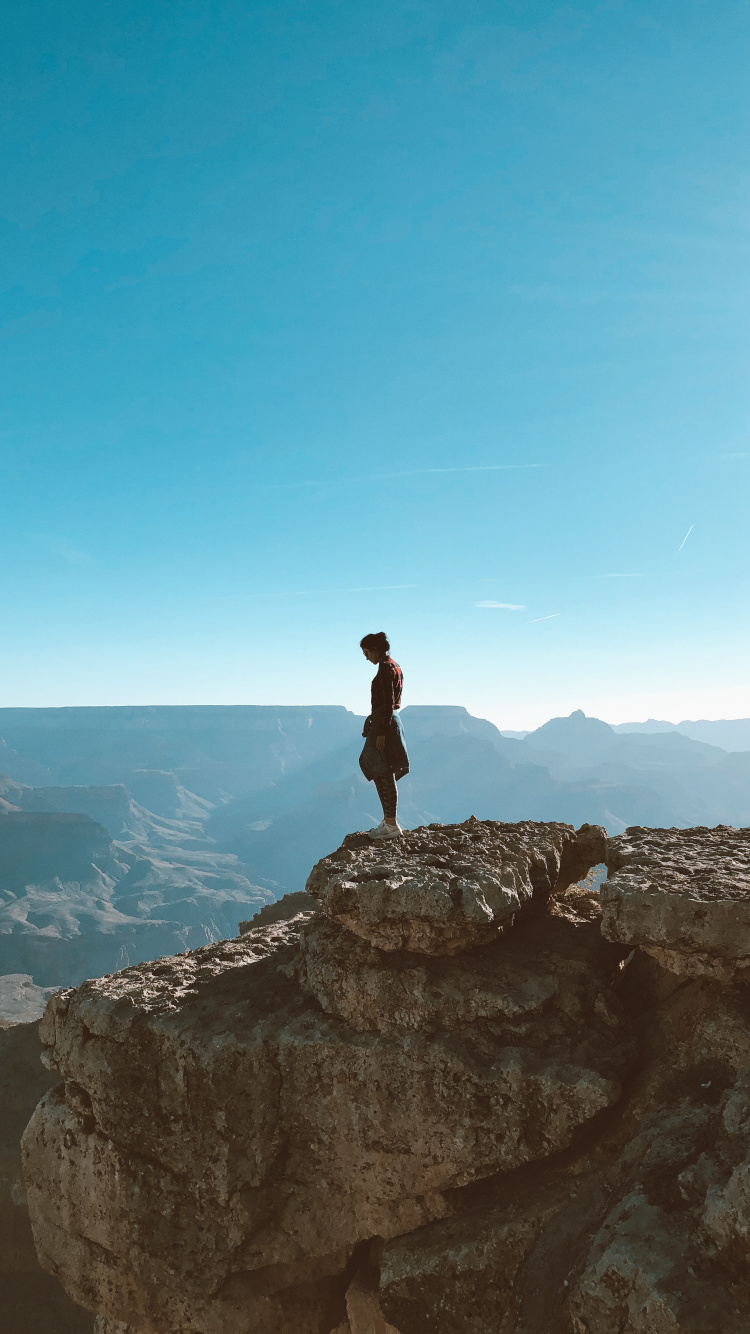 Обои гора, местность, обнажение, коренная порода, формирование в разрешении 750x1334