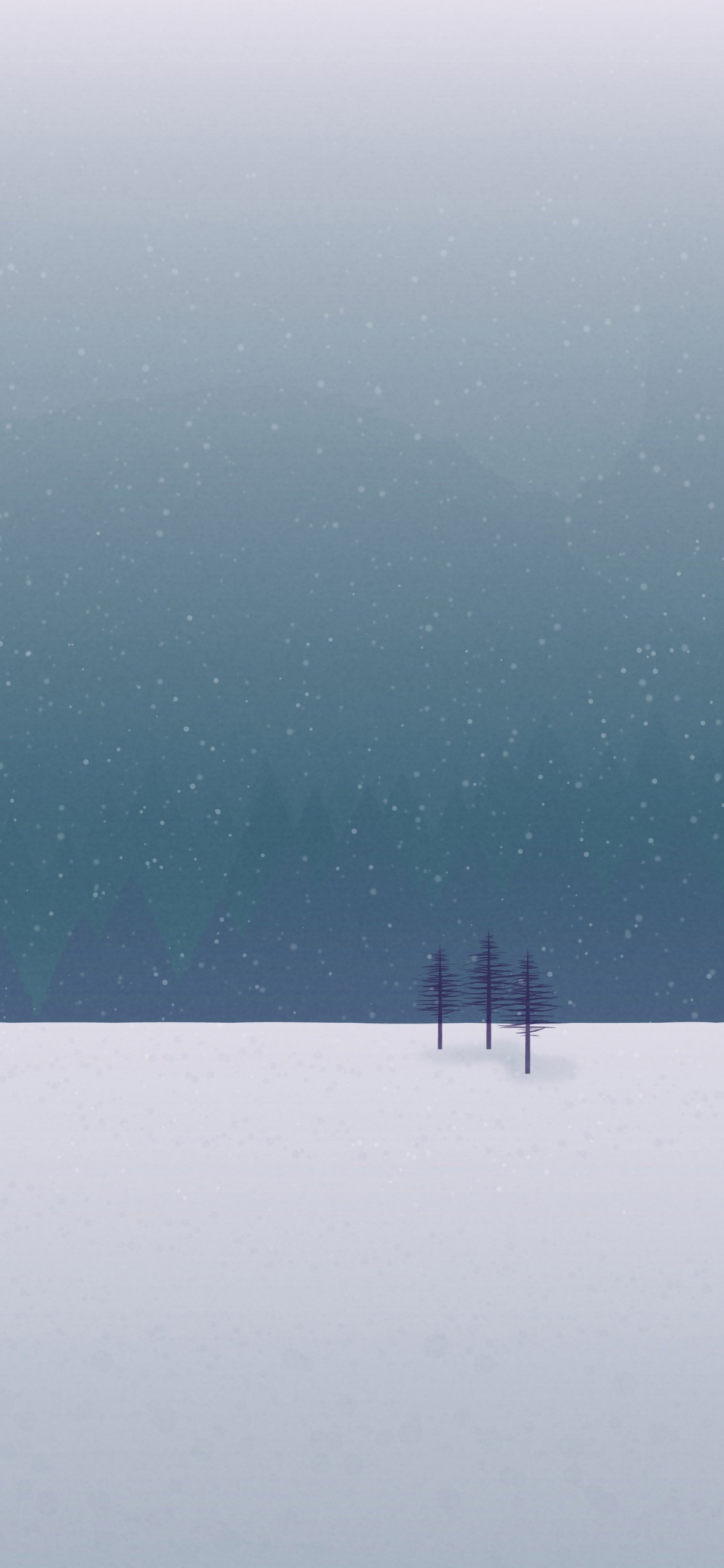 Обои вода, облако, растение, природный ландшафт, дерево в разрешении 1125x2436