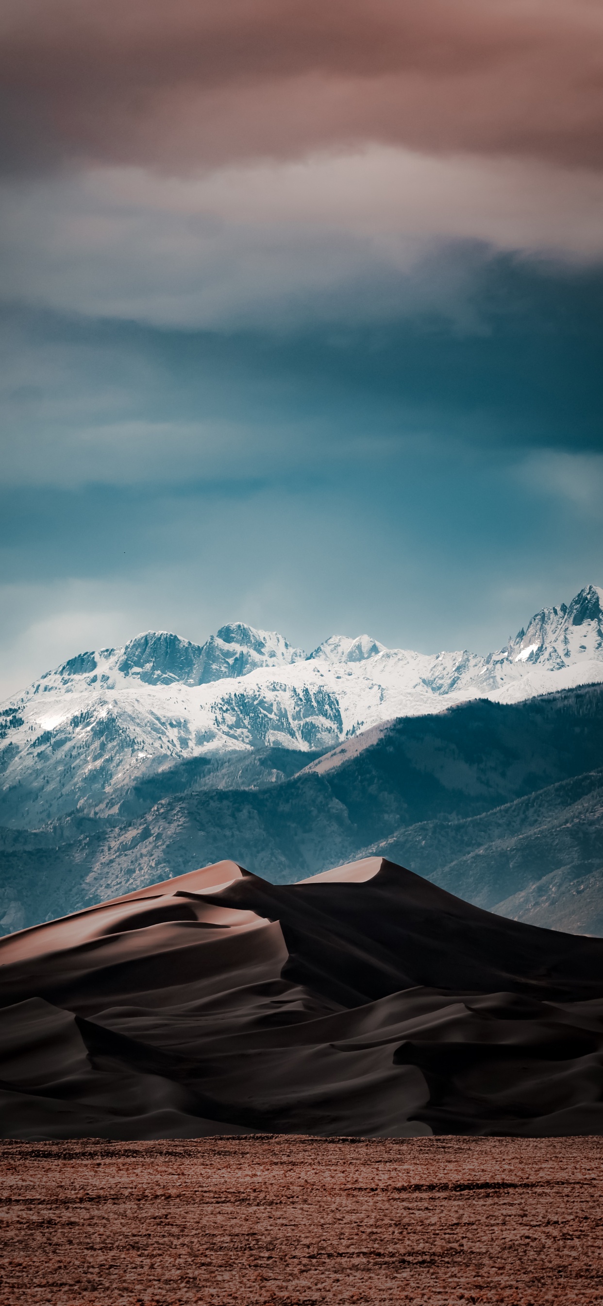 Обои добро, облако, атмосфера, гора, природный ландшафт в разрешении 1242x2688