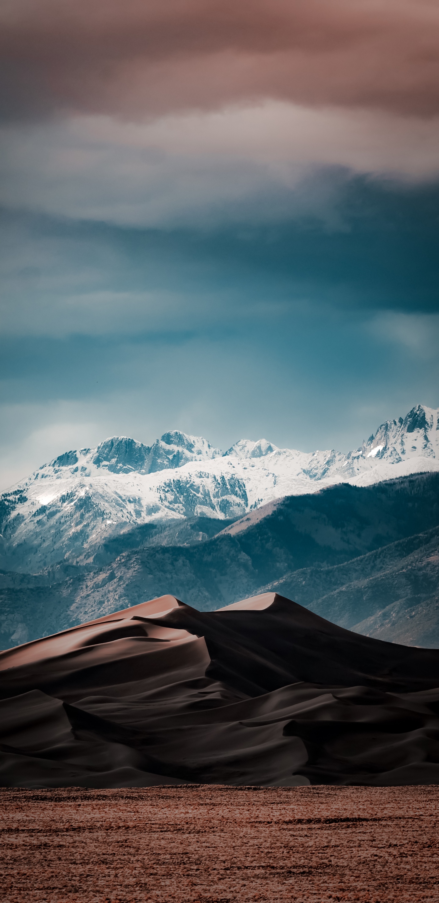 Обои добро, облако, атмосфера, гора, природный ландшафт в разрешении 1440x2960