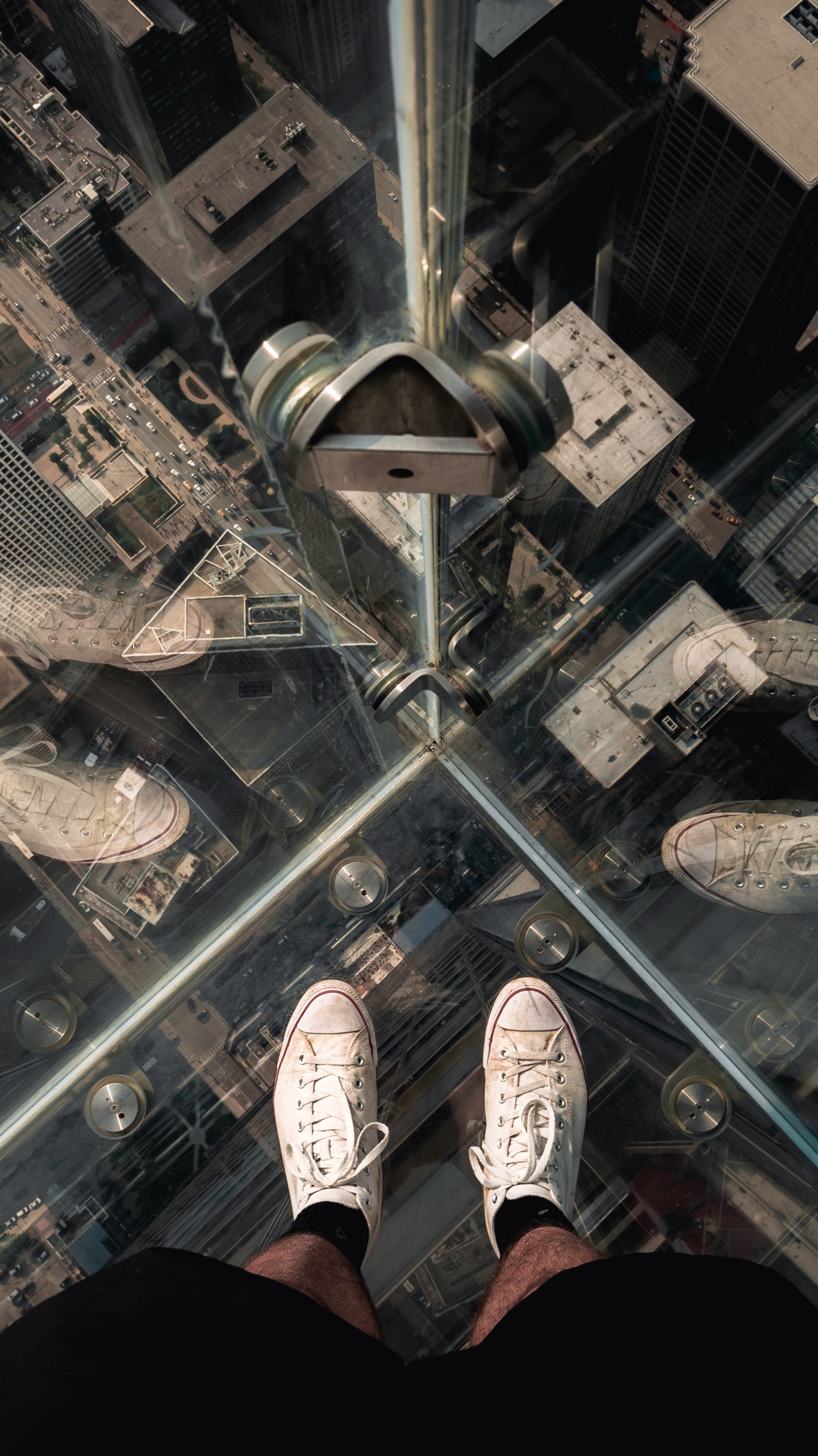 Обои Чикаго, архитектура, городской район, город, здание в разрешении 1440x2560