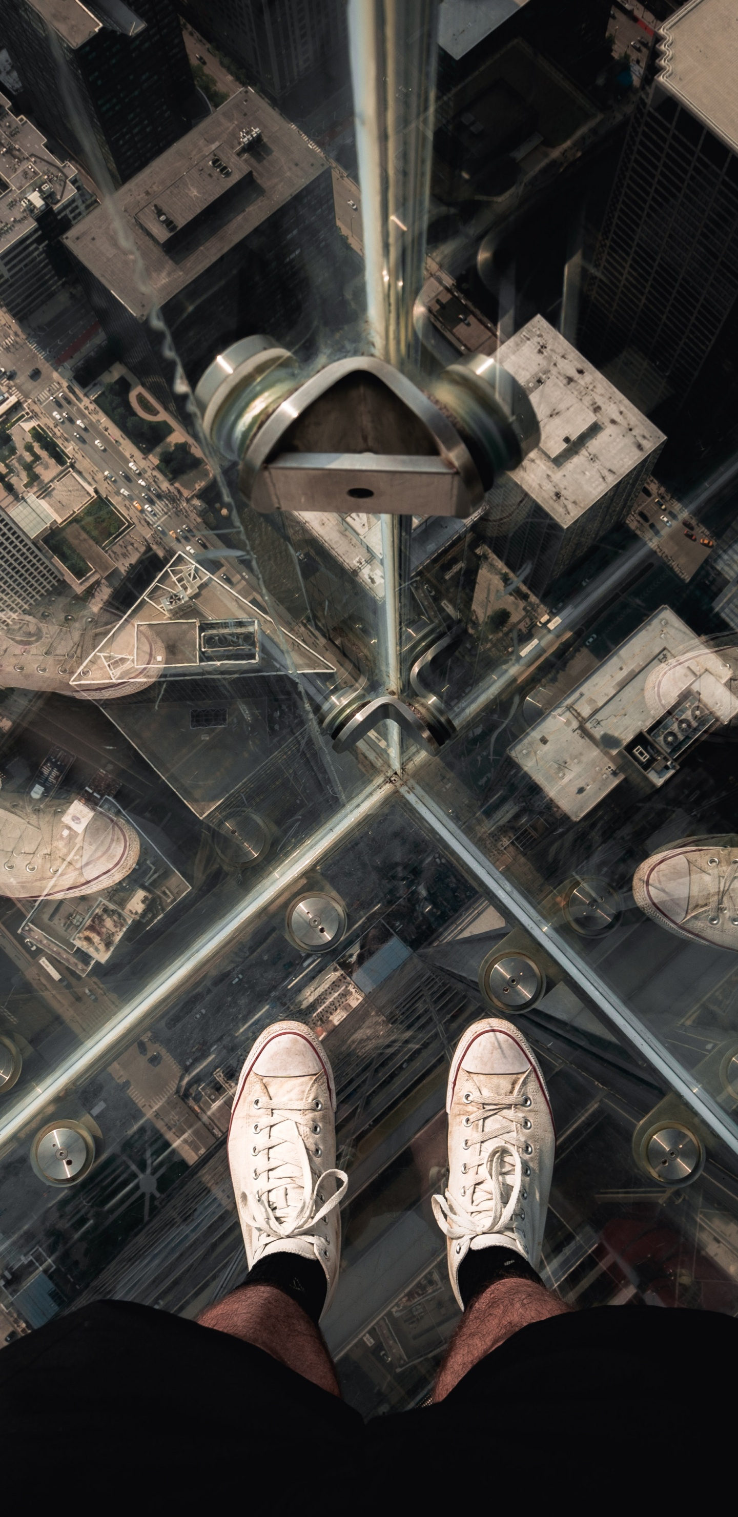 Обои Чикаго, архитектура, городской район, город, здание в разрешении 1440x2960