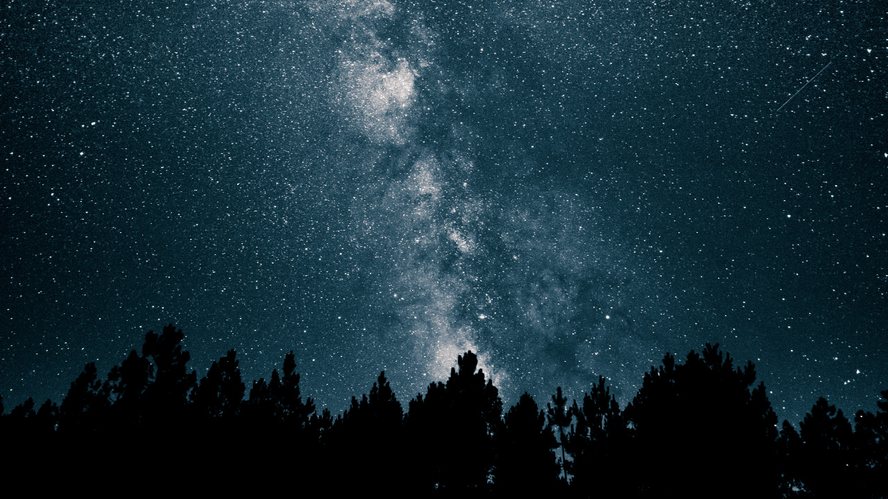 Обои Млечный Путь, звезда, Галактика, ночное небо, Астрономия в разрешении 1280x720