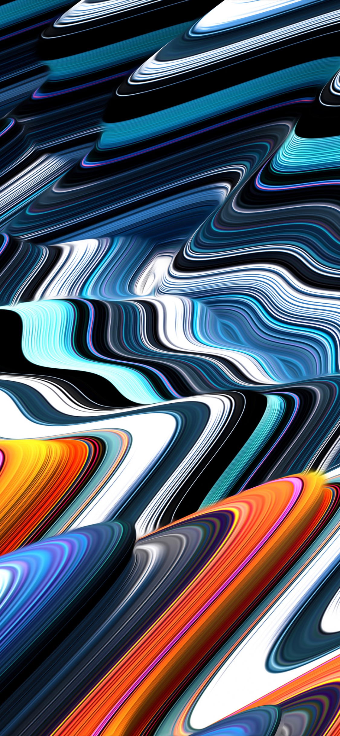 Обои графика, иллюстрация, абстрактное искусство, арт, артист в разрешении 1125x2436