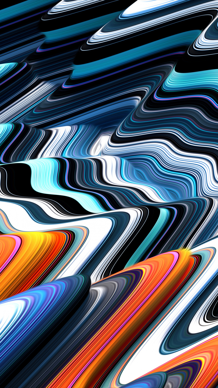 Обои графика, иллюстрация, абстрактное искусство, арт, артист в разрешении 750x1334