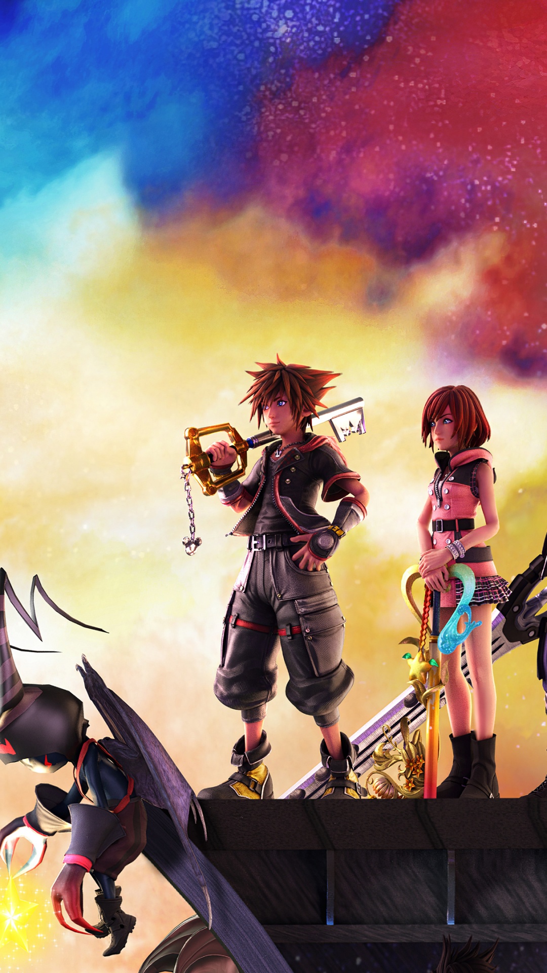 Обои Сердца Королевства, Королевство сердца III, Сердца королевства II, Дня, square enix в разрешении 1080x1920