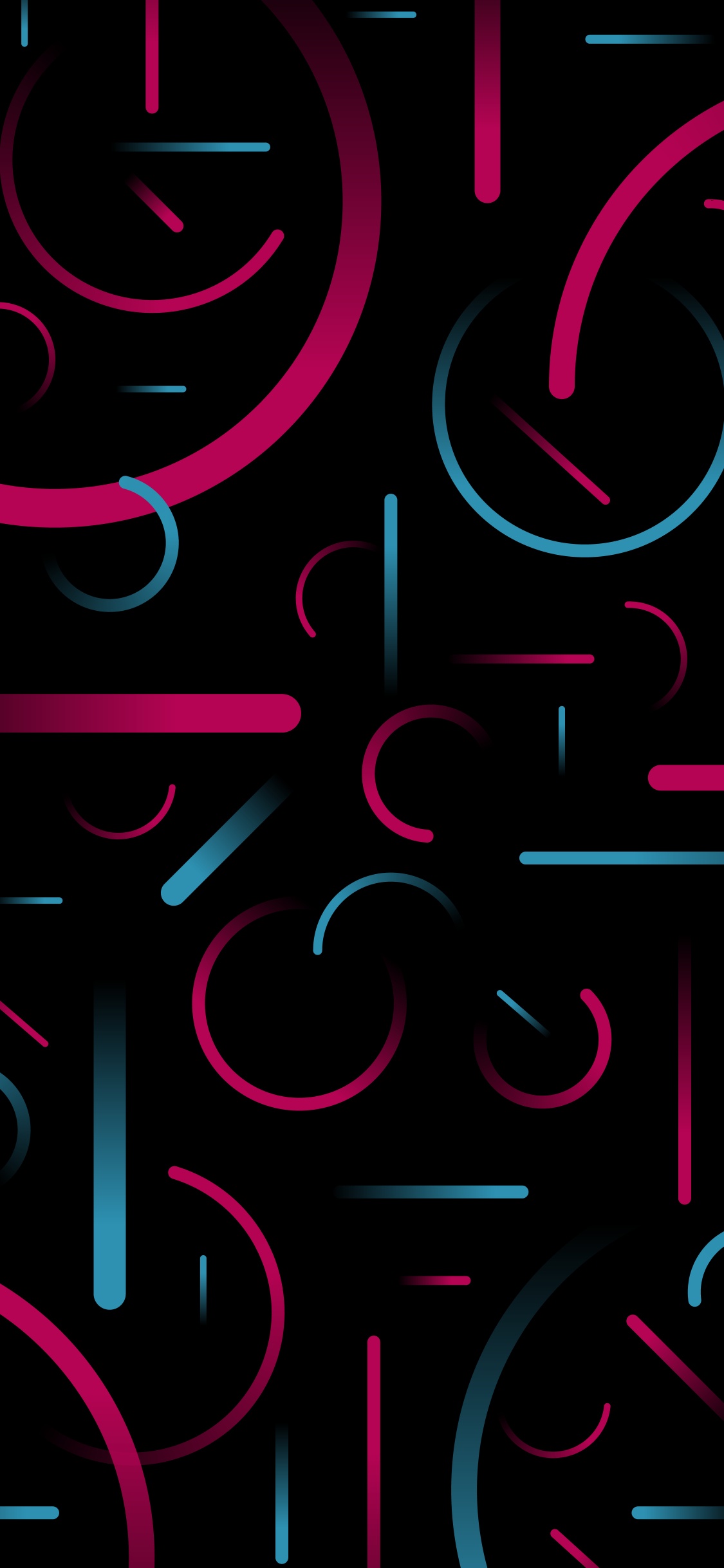 Обои неон, дизайн, Ежевики Z10, графический дизайн, арт в разрешении 1125x2436