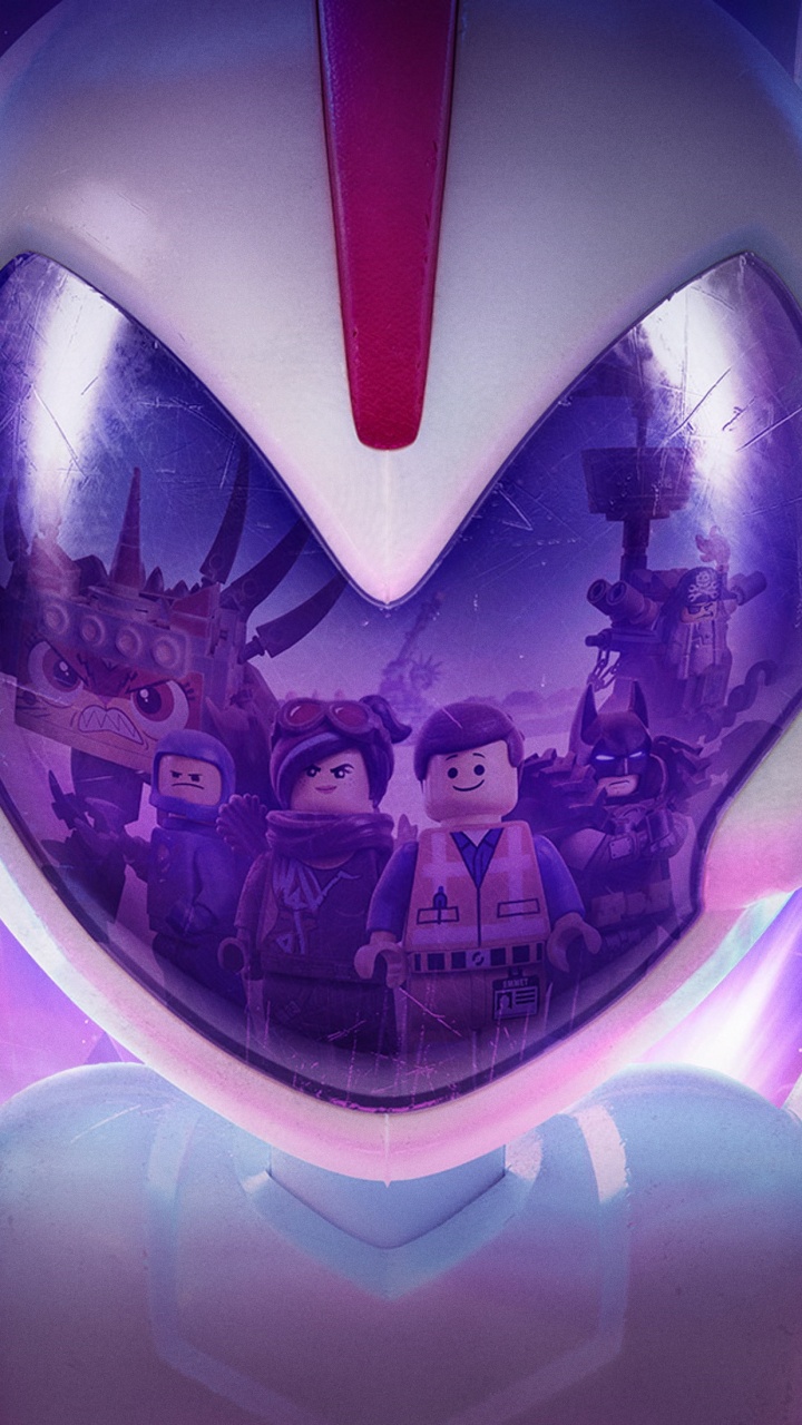Обои кино Лего 2, Лего Фильм 2 Видеоигра, Лего Фильм, пурпур, Фиолетовый в разрешении 720x1280