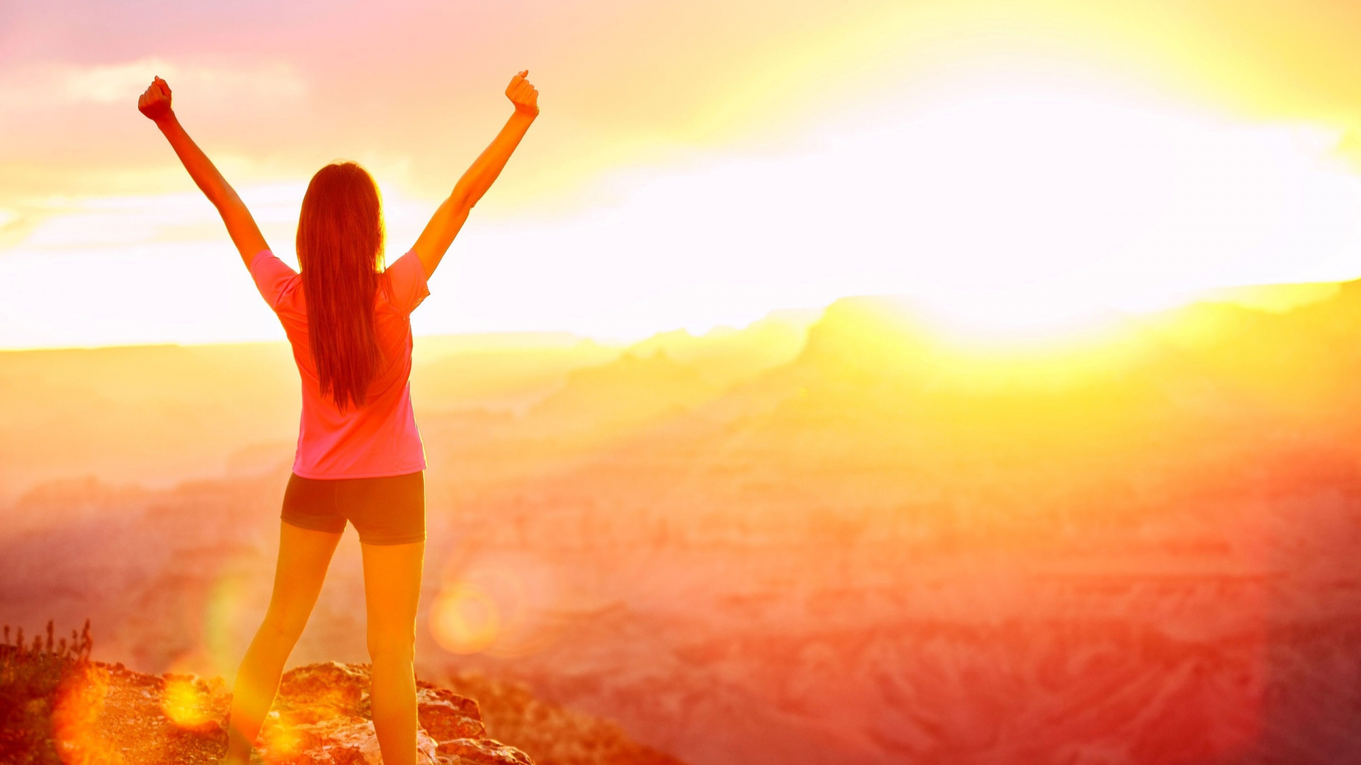 Обои солнечный свет, утро, восход солнца, лето, свет в разрешении 1920x1080