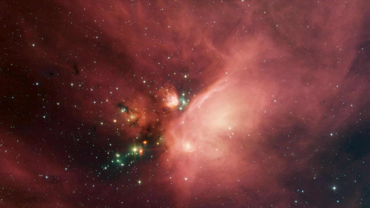 Обои облака и звезды, звезда, Галактика, туманность, астрономический объект в разрешении 1280x720