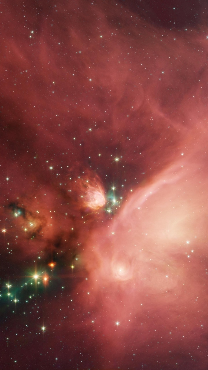 Обои облака и звезды, звезда, Галактика, туманность, астрономический объект в разрешении 720x1280