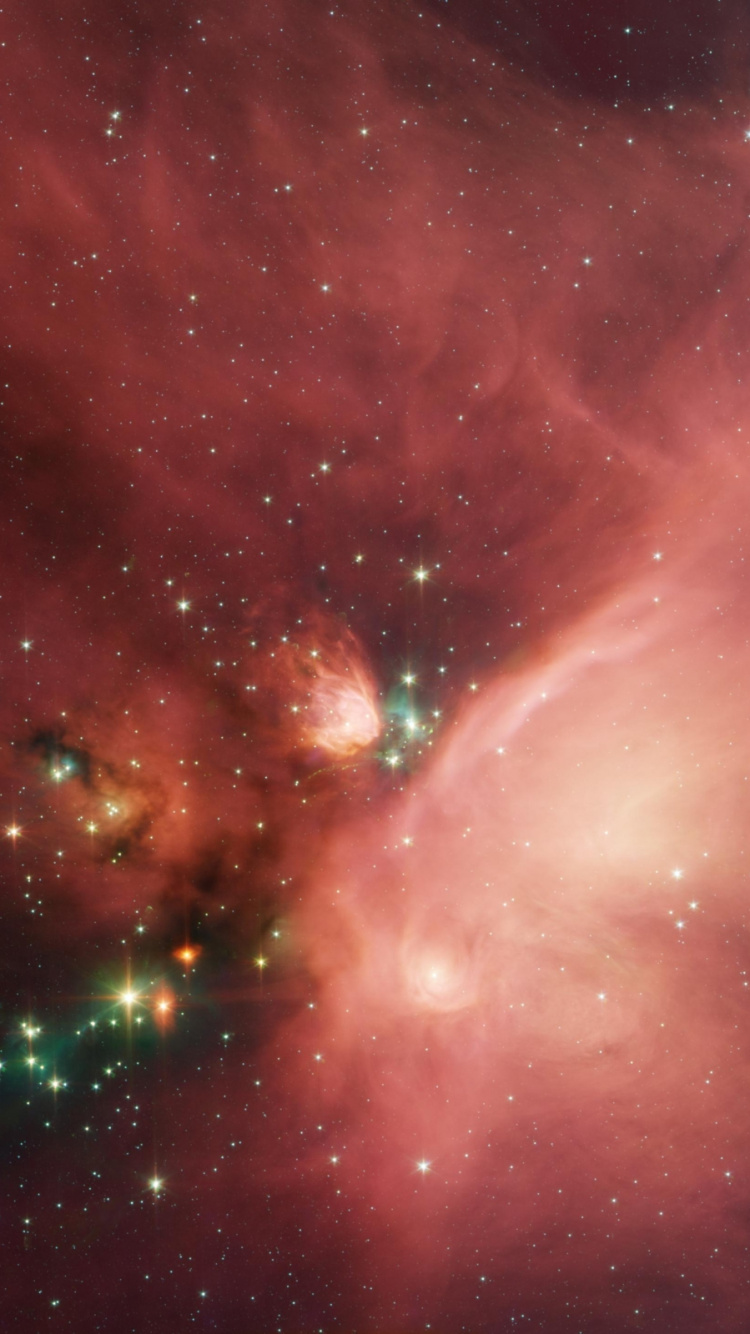 Обои облака и звезды, звезда, Галактика, туманность, астрономический объект в разрешении 750x1334