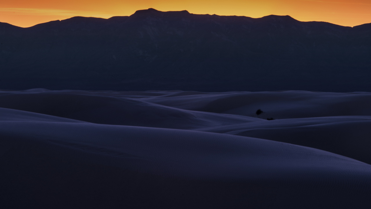 Обои горизонт, холм, сумрак, атмосфера, экорегион в разрешении 1280x720