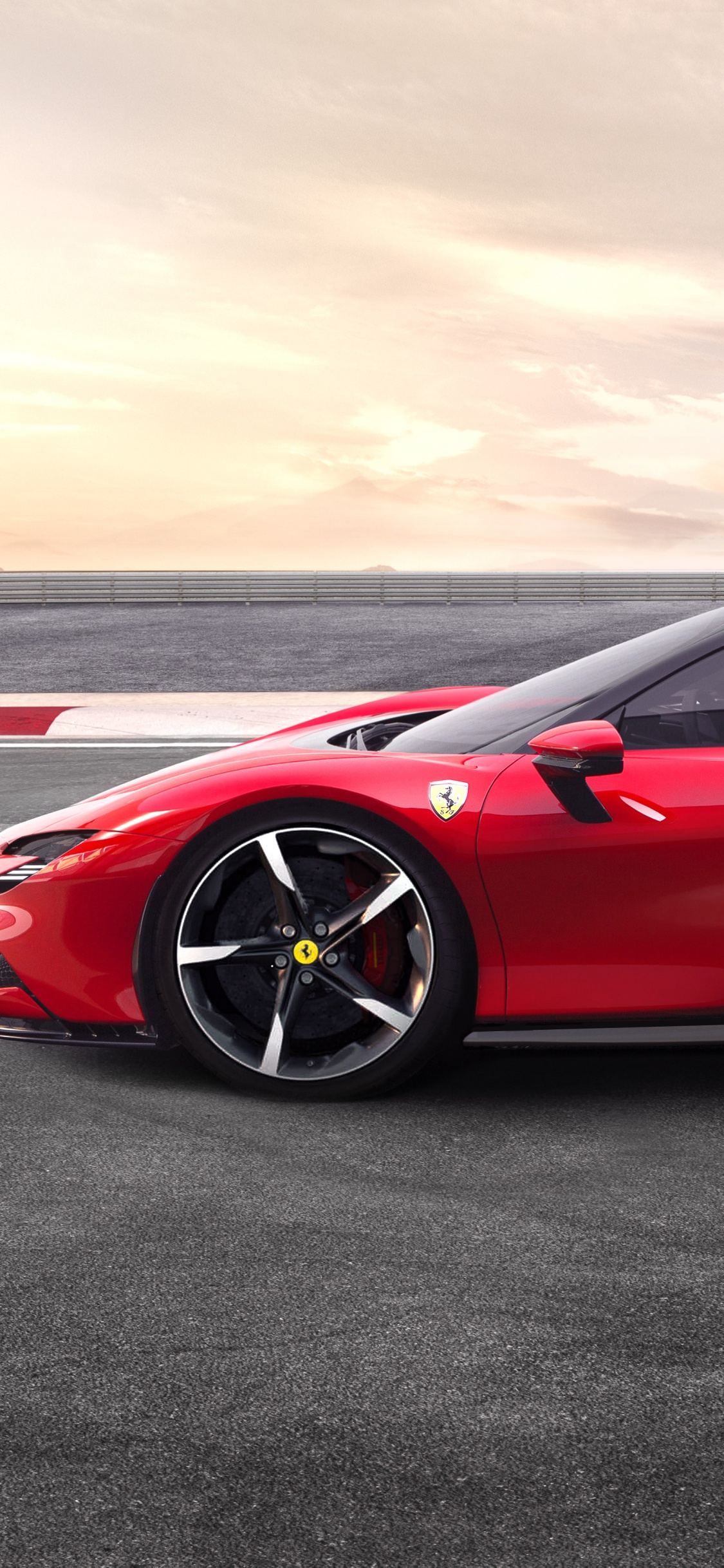 Обои laferrari, SF90 Ferrari на Женевском автосалоне, авто, спорткар, суперкар в разрешении 1125x2436