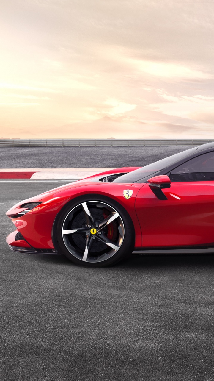 Обои laferrari, SF90 Ferrari на Женевском автосалоне, авто, спорткар, суперкар в разрешении 720x1280