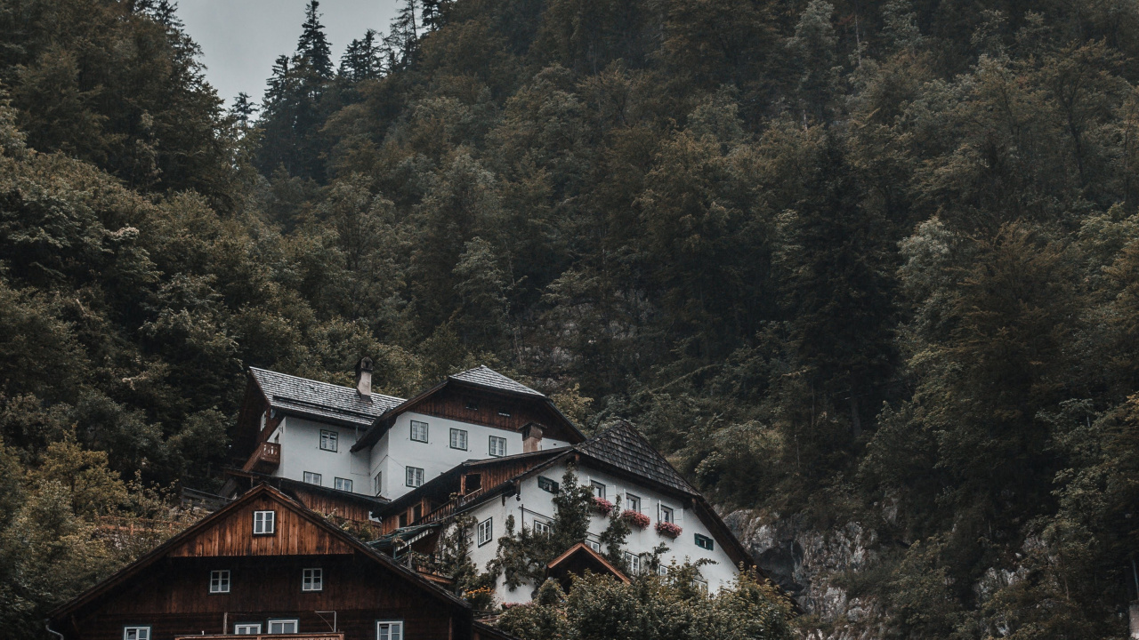 Обои зима, Альпы, природный ландшафт, Хаус, Венгрия в разрешении 1280x720