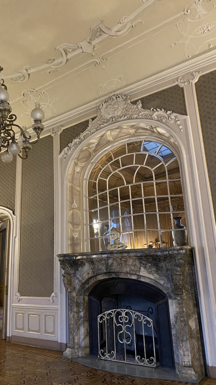 Обои потолок, древесина, синий, архитектура, освещение в разрешении 720x1280