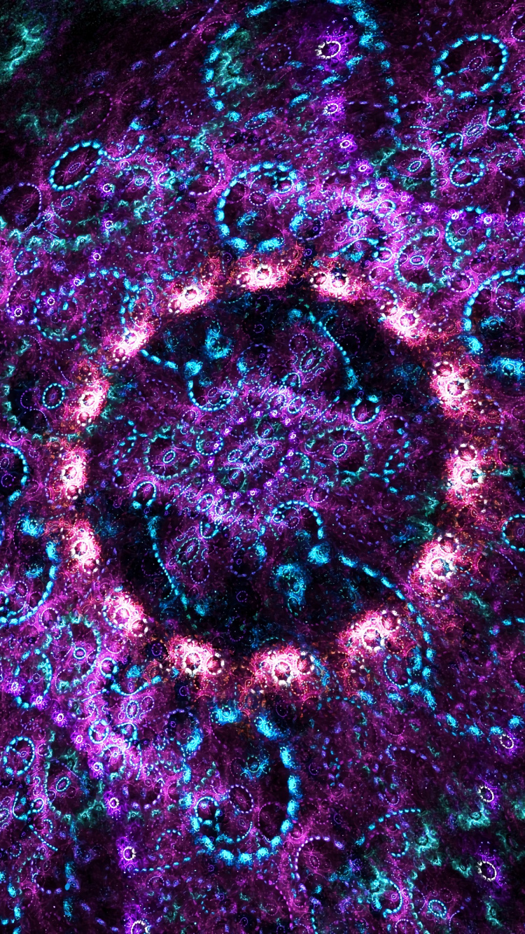 Обои вода, риф, психоделическое искусство, спецэффекты, морская биология в разрешении 750x1334