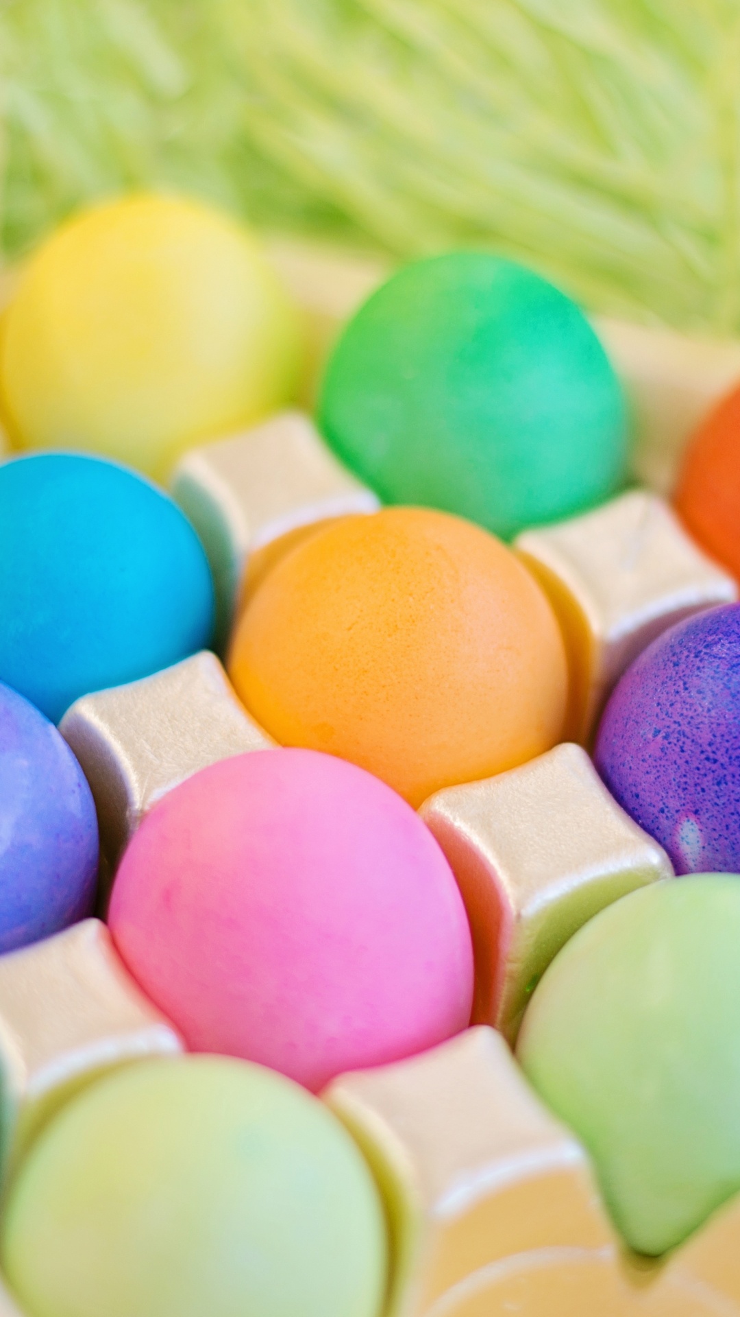 Обои пасхальное яйцо, красочность, пищевой краситель, пасха, сладость в разрешении 1080x1920