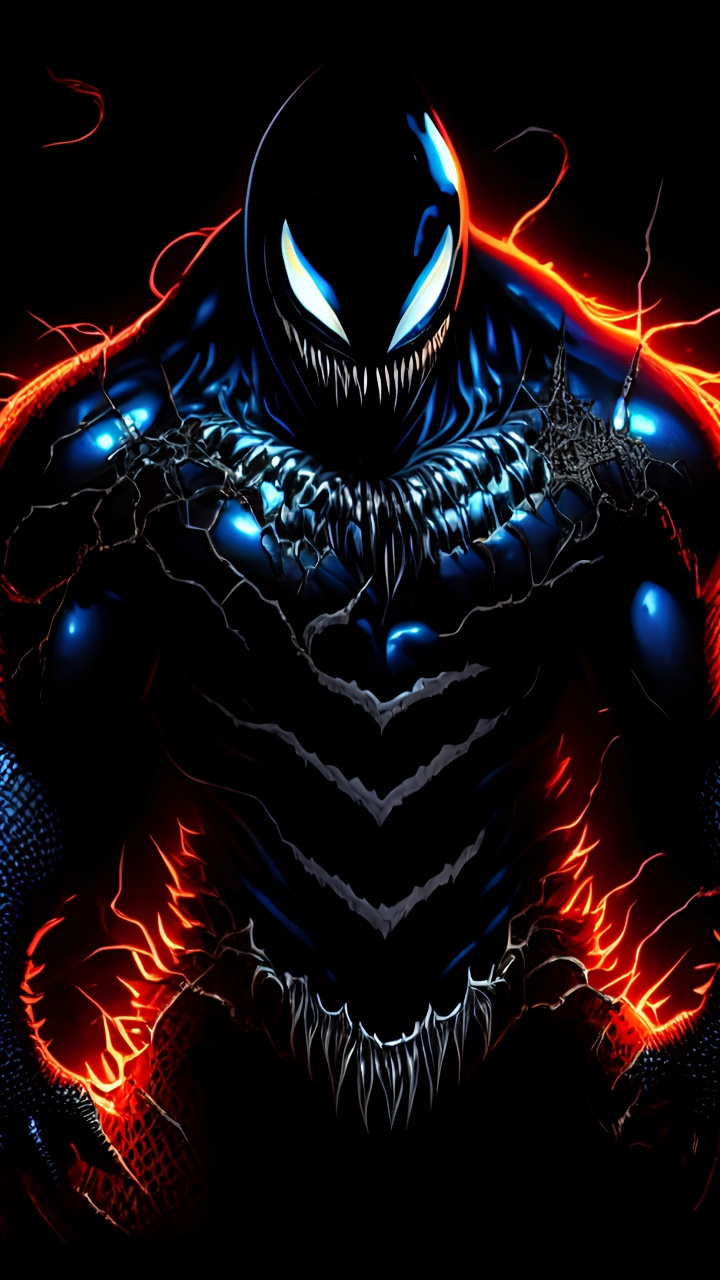 Обои мужчина, арт, графический дизайн, электрик, темнота в разрешении 720x1280