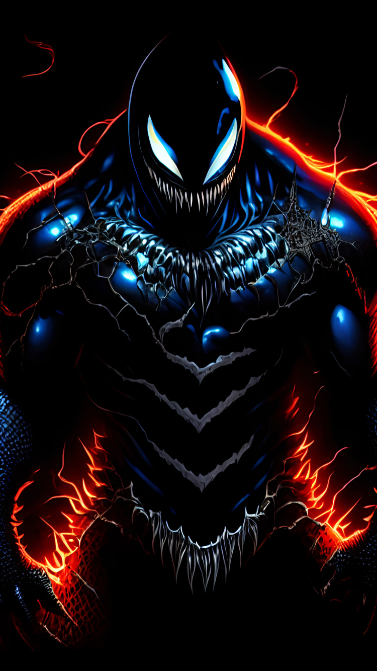 Обои мужчина, арт, графический дизайн, электрик, темнота в разрешении 750x1334