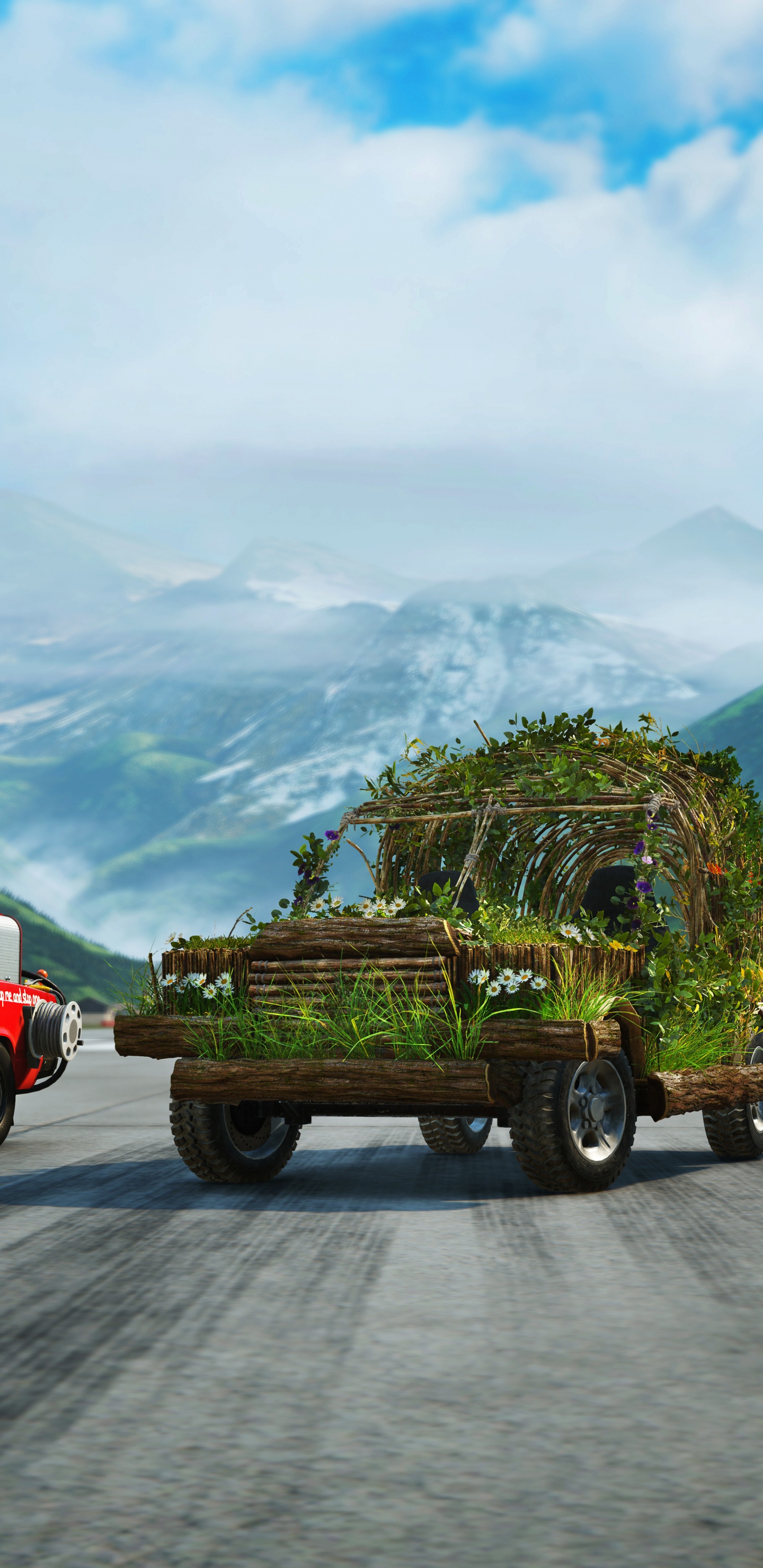 Обои Гранд Тур Игры, playstation 4, транспорт, авто, гора в разрешении 1440x2960